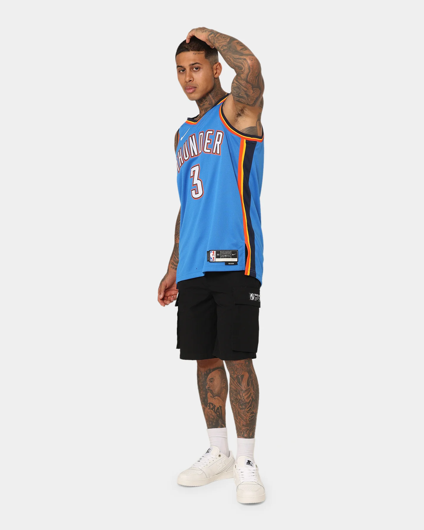 Nike Josh Giddey Oklahoma City Thunder Icon Edition 2022/23 Nike Dri-FIT NBA Swingman Jersey Signal Blue - Image 3