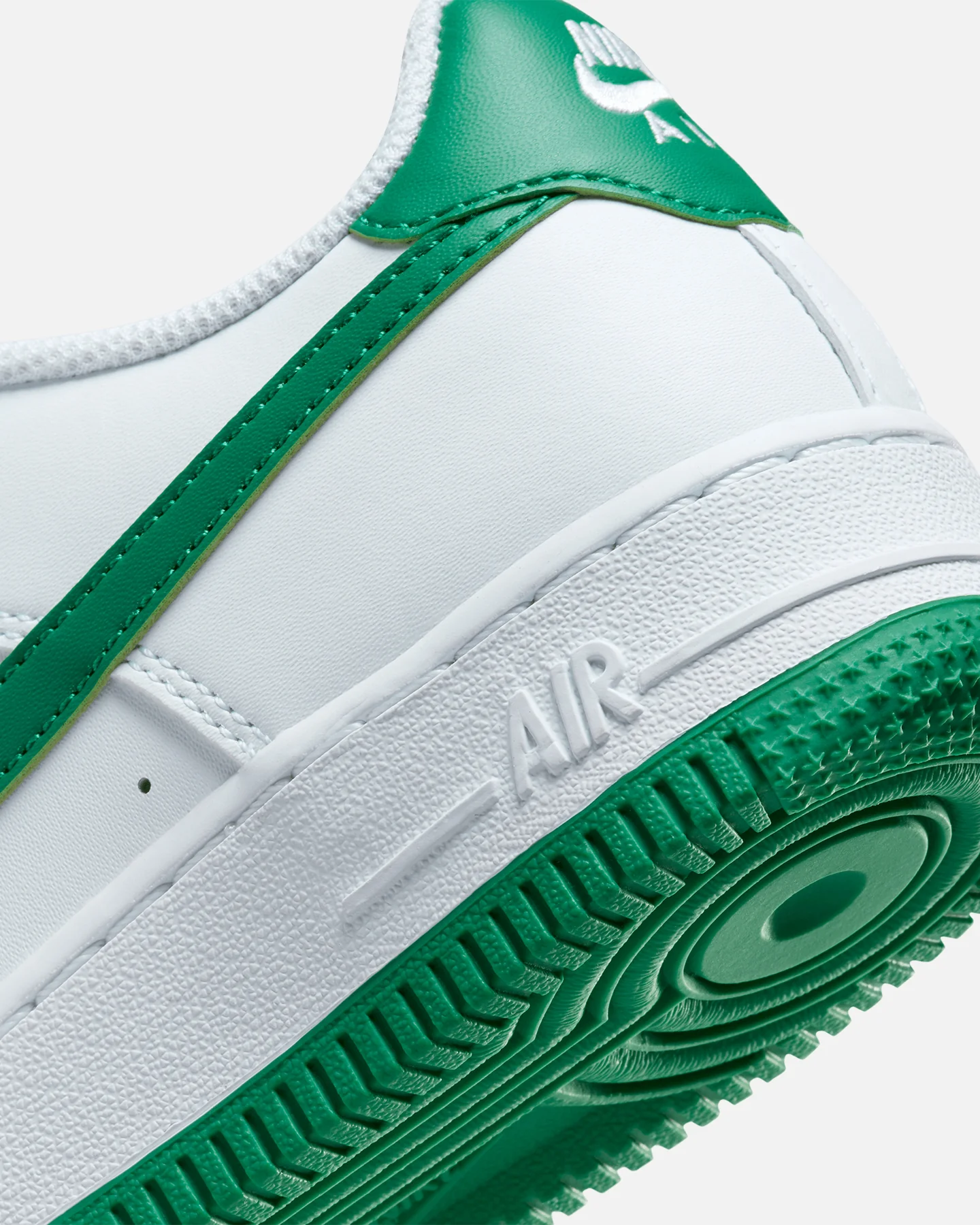 Nike Kids' Air Force 1 (GS) White/Malachite - Image 8
