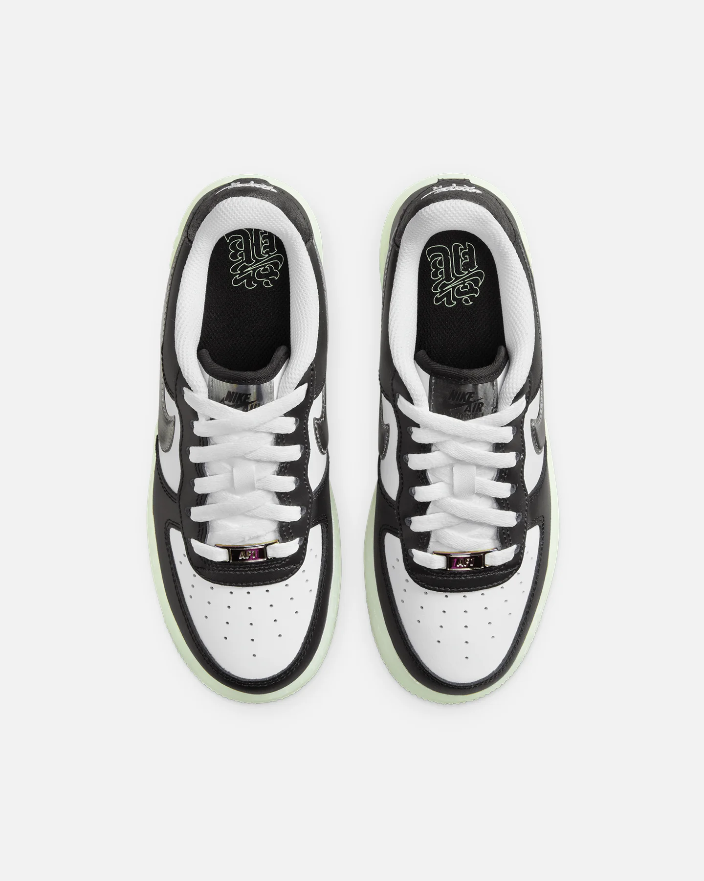 Nike Kids' Air Force 1 LV8 (GS) White/Black - Image 7