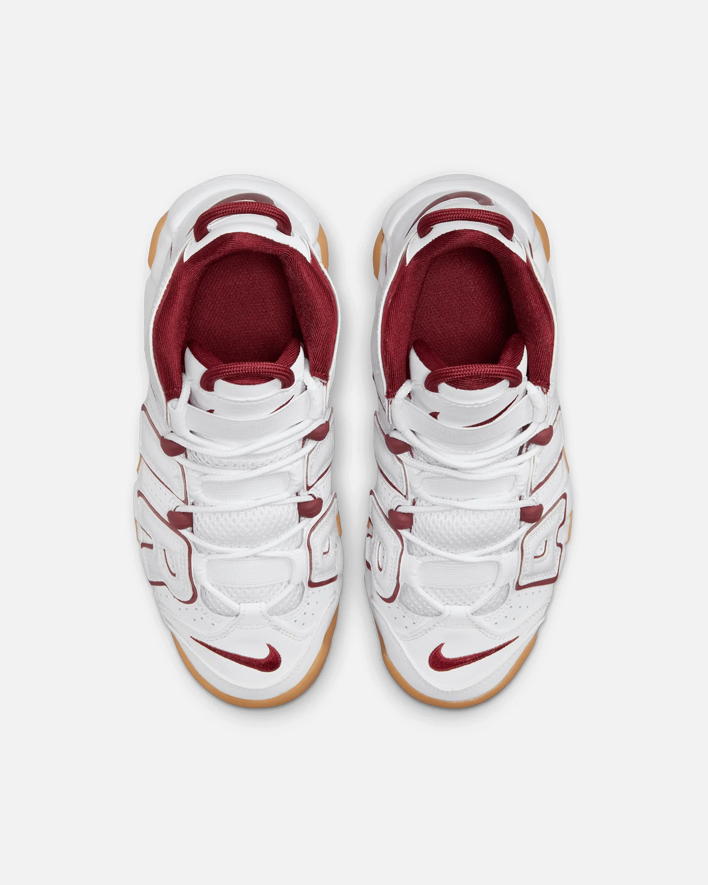 Nike Kids' Air More Uptempo (GS) White/Red - Image 7