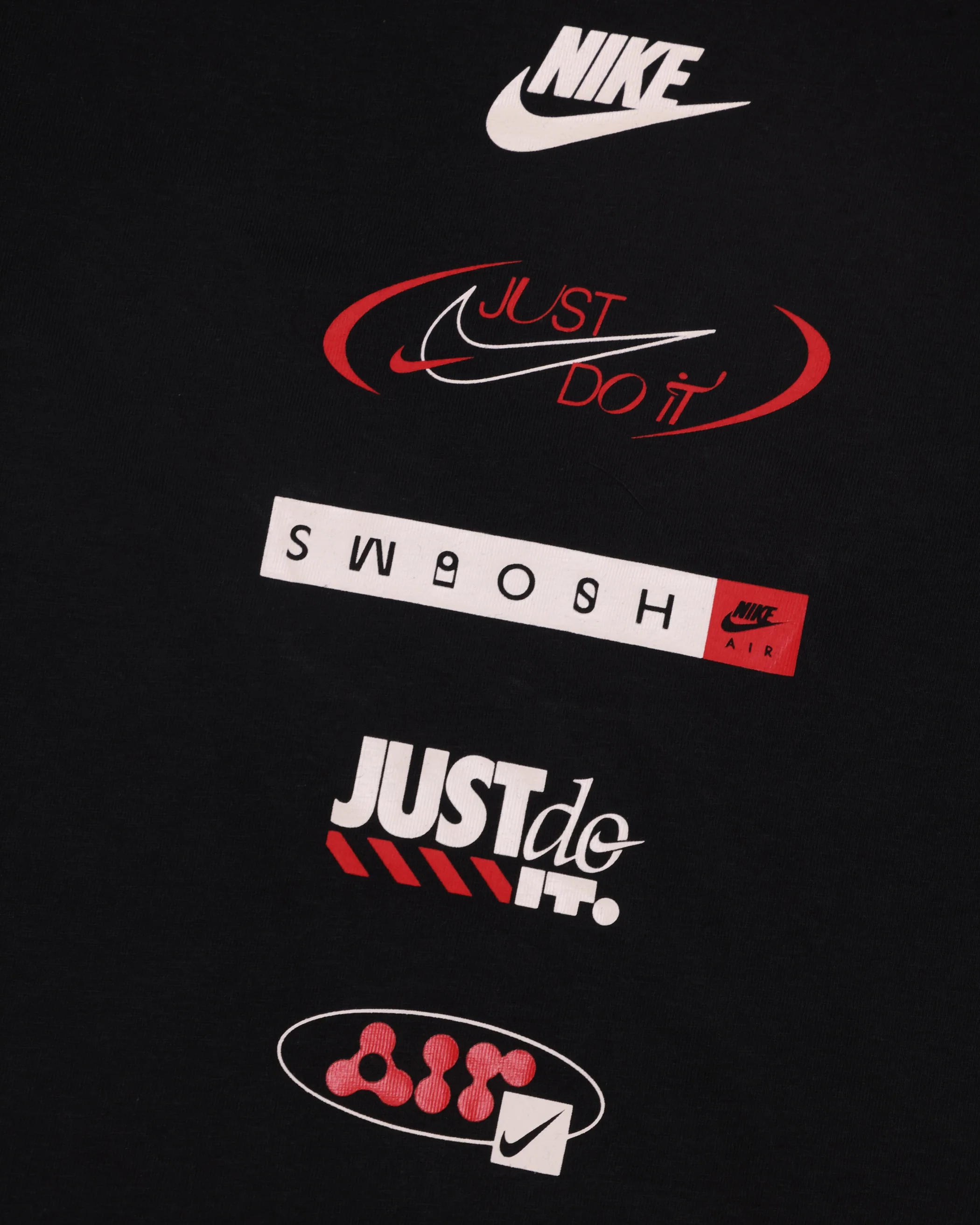 Nike Kids' Brandmark Stack T-Shirt Black - Image 2