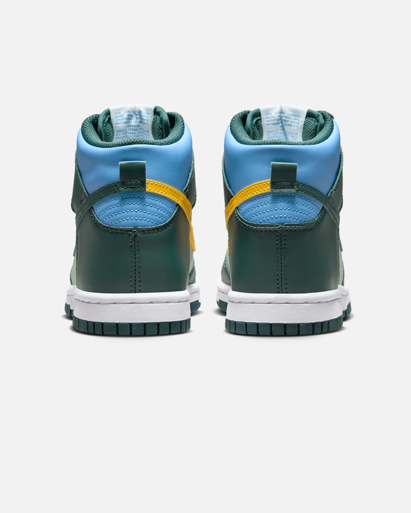 Nike Kids' Dunk High (GS) Deep Jungle/University Blue - Image 3