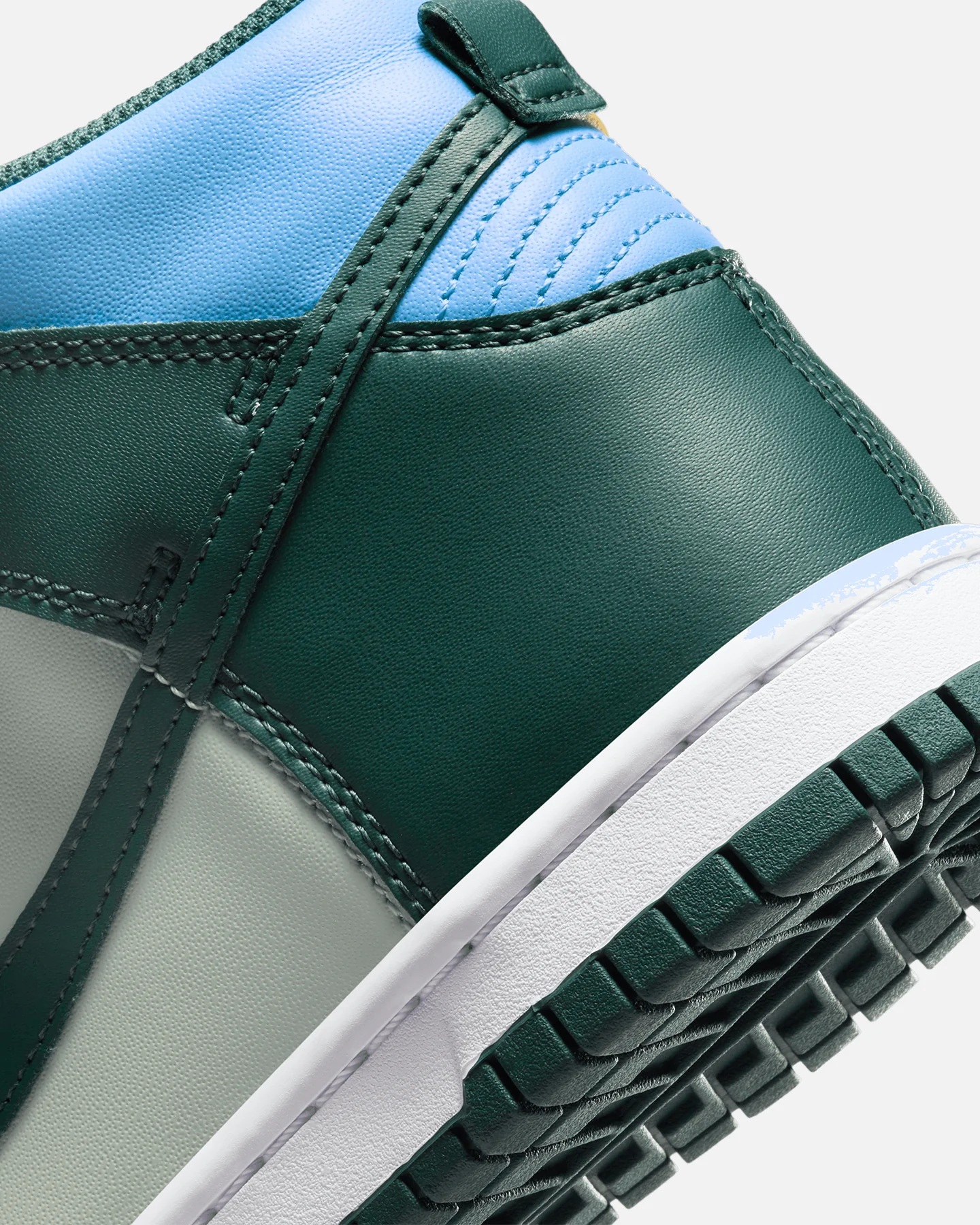Nike Kids' Dunk High (GS) Deep Jungle/University Blue - Image 8