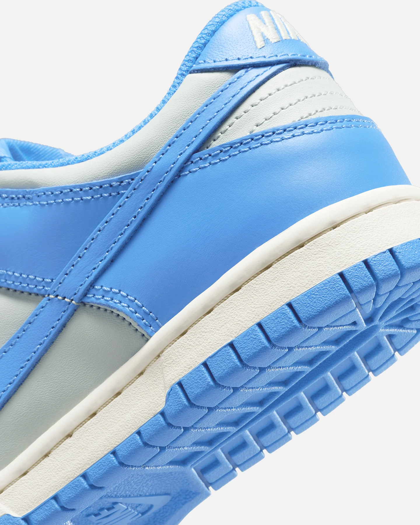 Nike Kids' Dunk Low (GS) Light Silver/Lt Photo Blue-Sail - Image 8