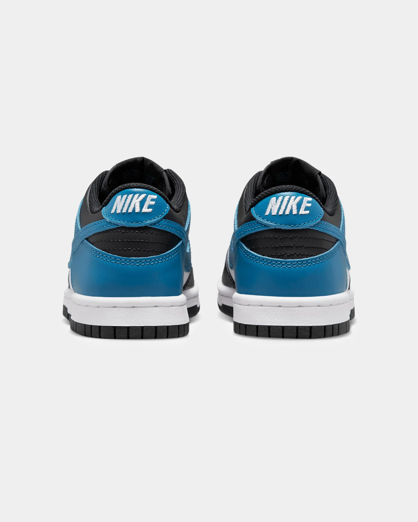 Nike Kids' Dunk Low (GS) "Black White Blue" Summit White/Indigo - Image 3