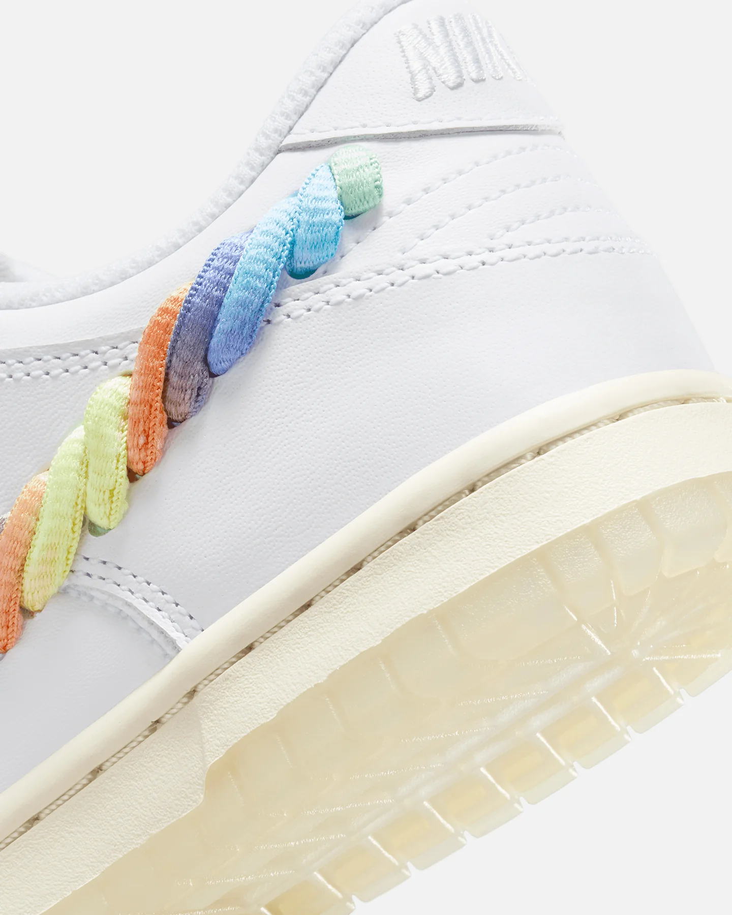Nike Kids' Dunk Low (GS) White/Multi-coloured - Image 8