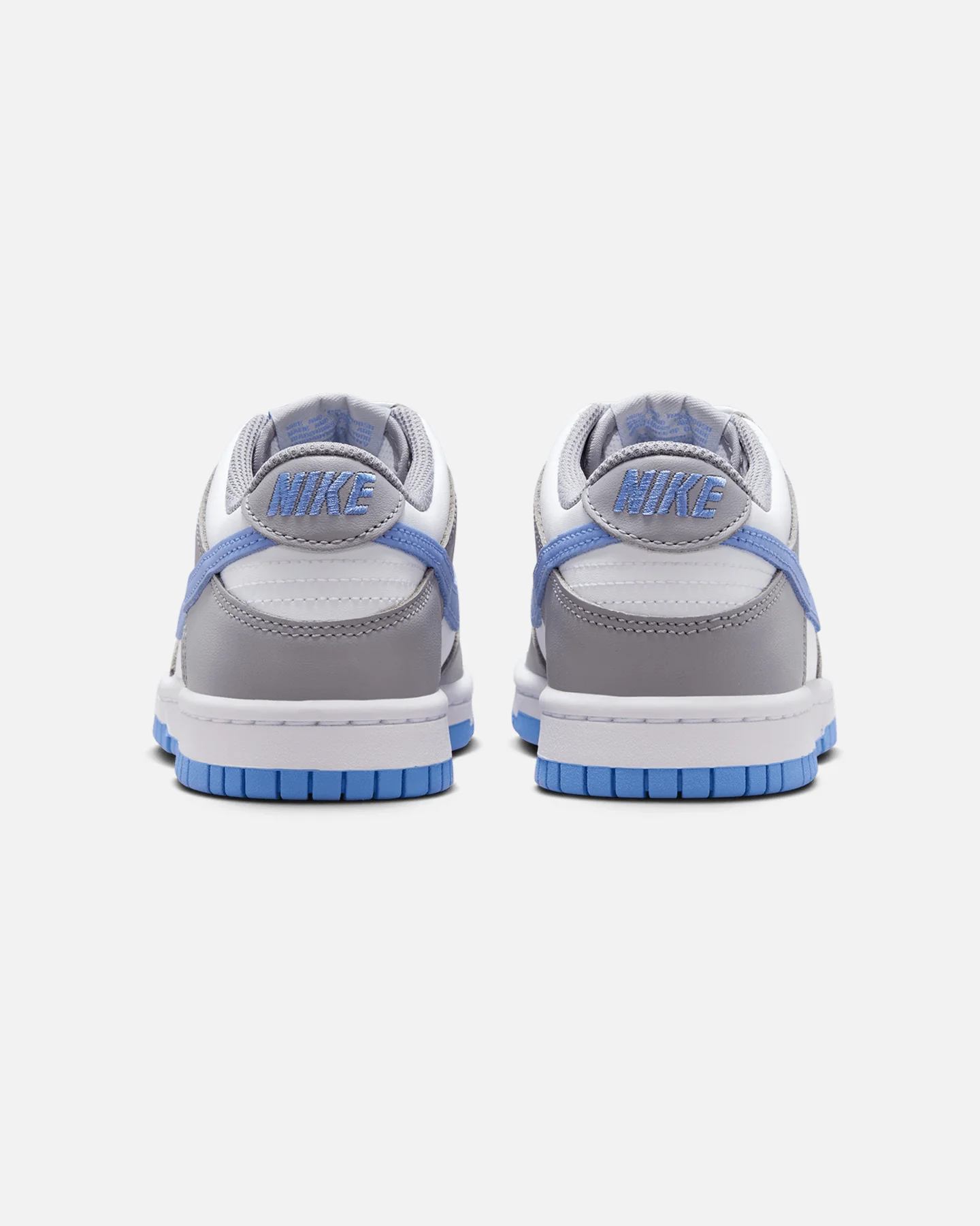 Nike Kids' Dunk Low (GS) White/Royal Pulse-Cement Grey - Image 3