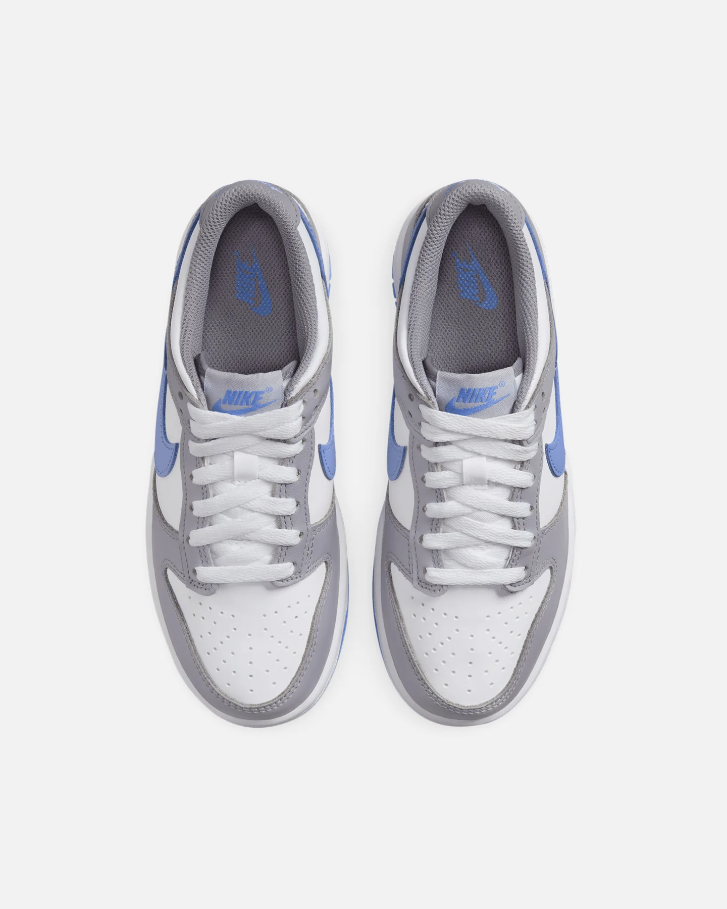 Nike Kids' Dunk Low (GS) White/Royal Pulse-Cement Grey - Image 7