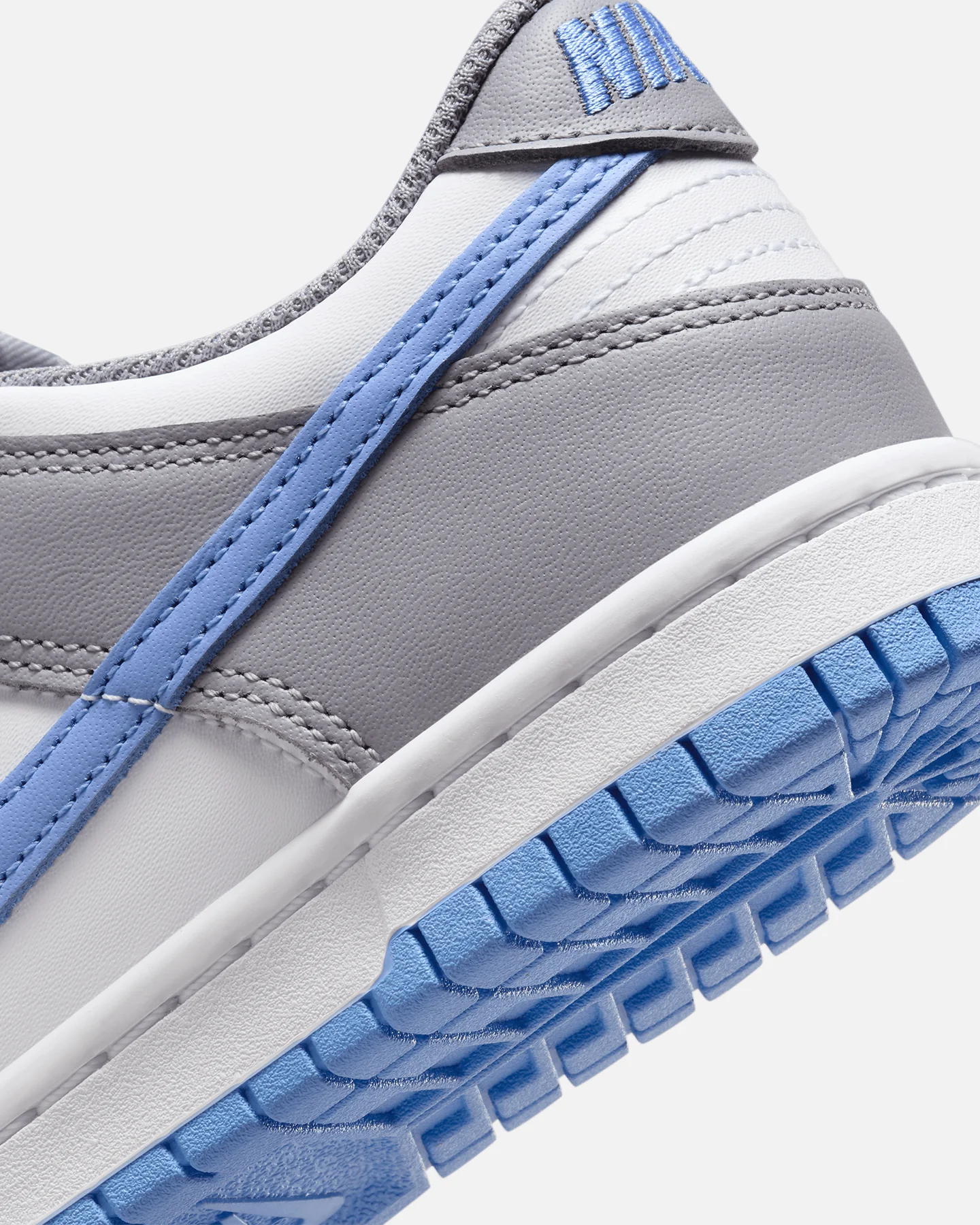 Nike Kids' Dunk Low (GS) White/Royal Pulse-Cement Grey - Image 8