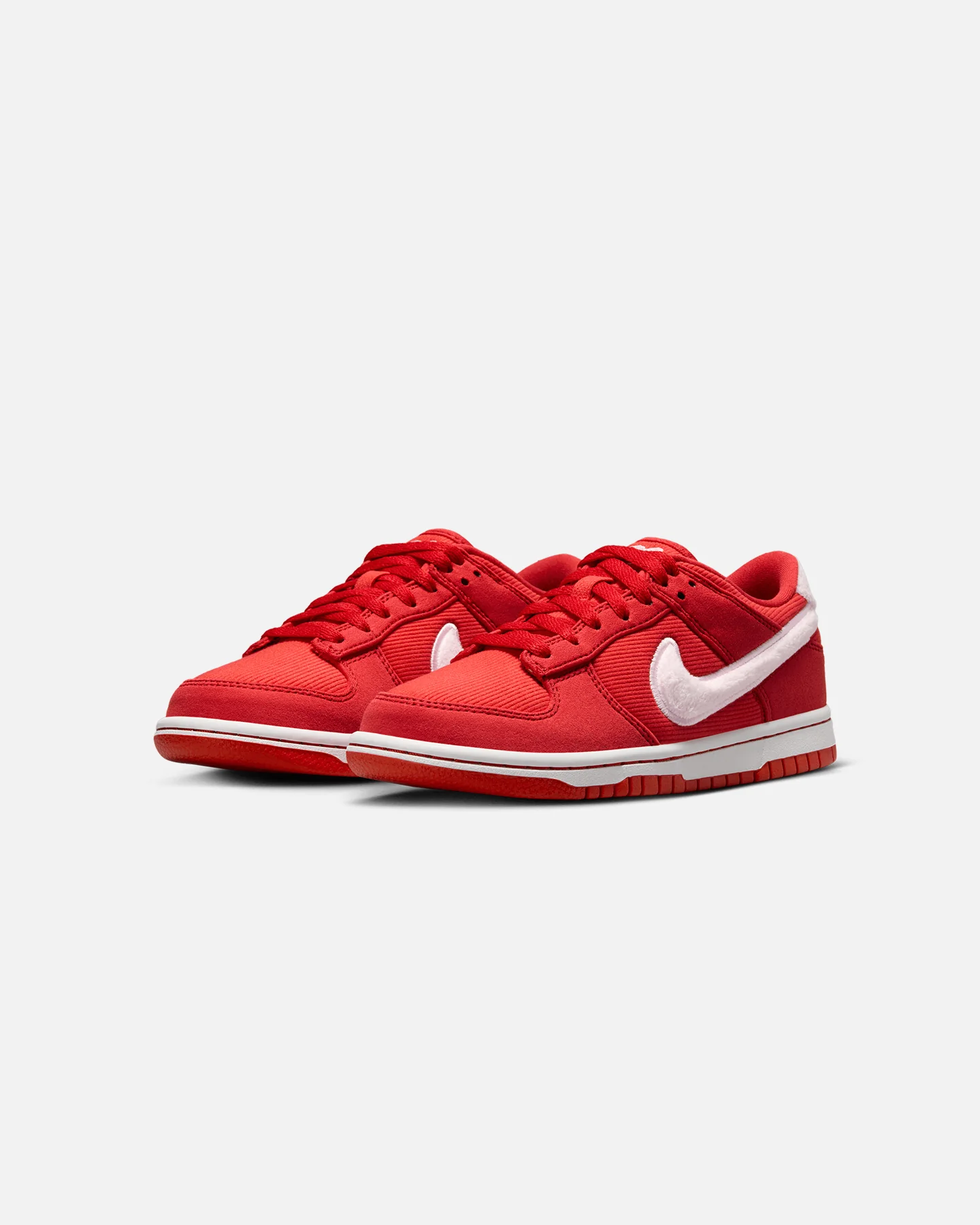 Nike Kids' Dunk Low "Valentine's Day" (GS) Fire Red - Image 2