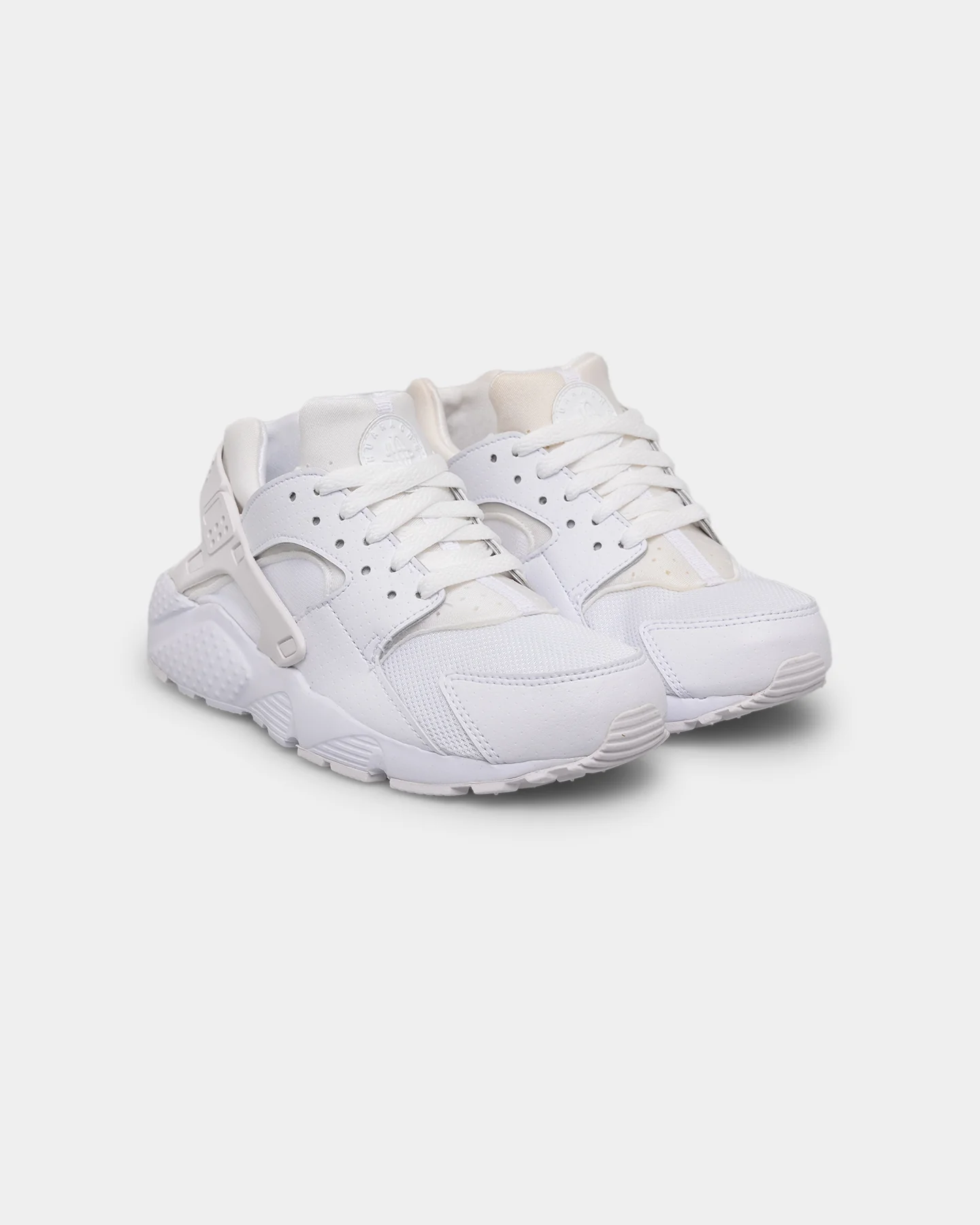 Nike Kids' Huarache Run (GS) White/White - Image 2