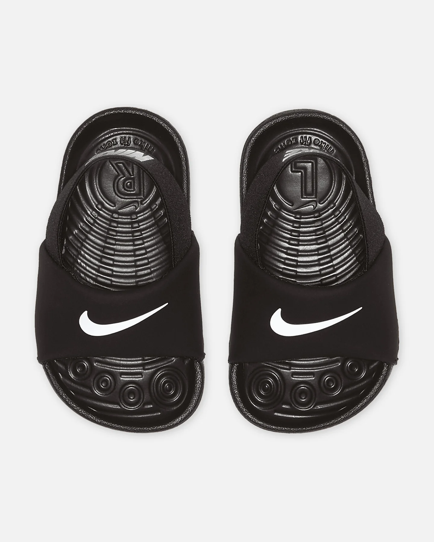 Nike Kids' Infant Kawa Slide Black/White - Image 3