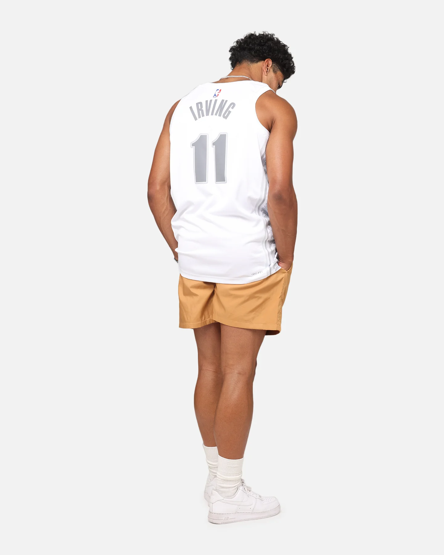 Nike Kyrie Irving Dallas Mavericks #11 City Edition 2024/25 Nike Dri-Fit NBA Swingman Jersey Blue Void/White - Image 4