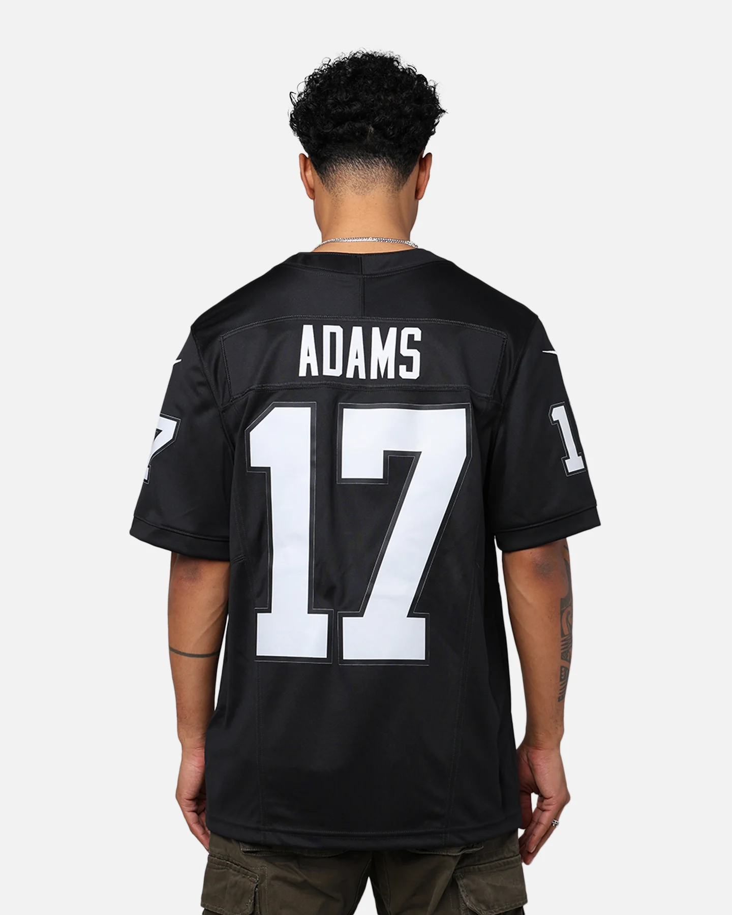 Nike Las Vegas Raiders Davante Adams #17 Limited Home Jersey Black - Image 5