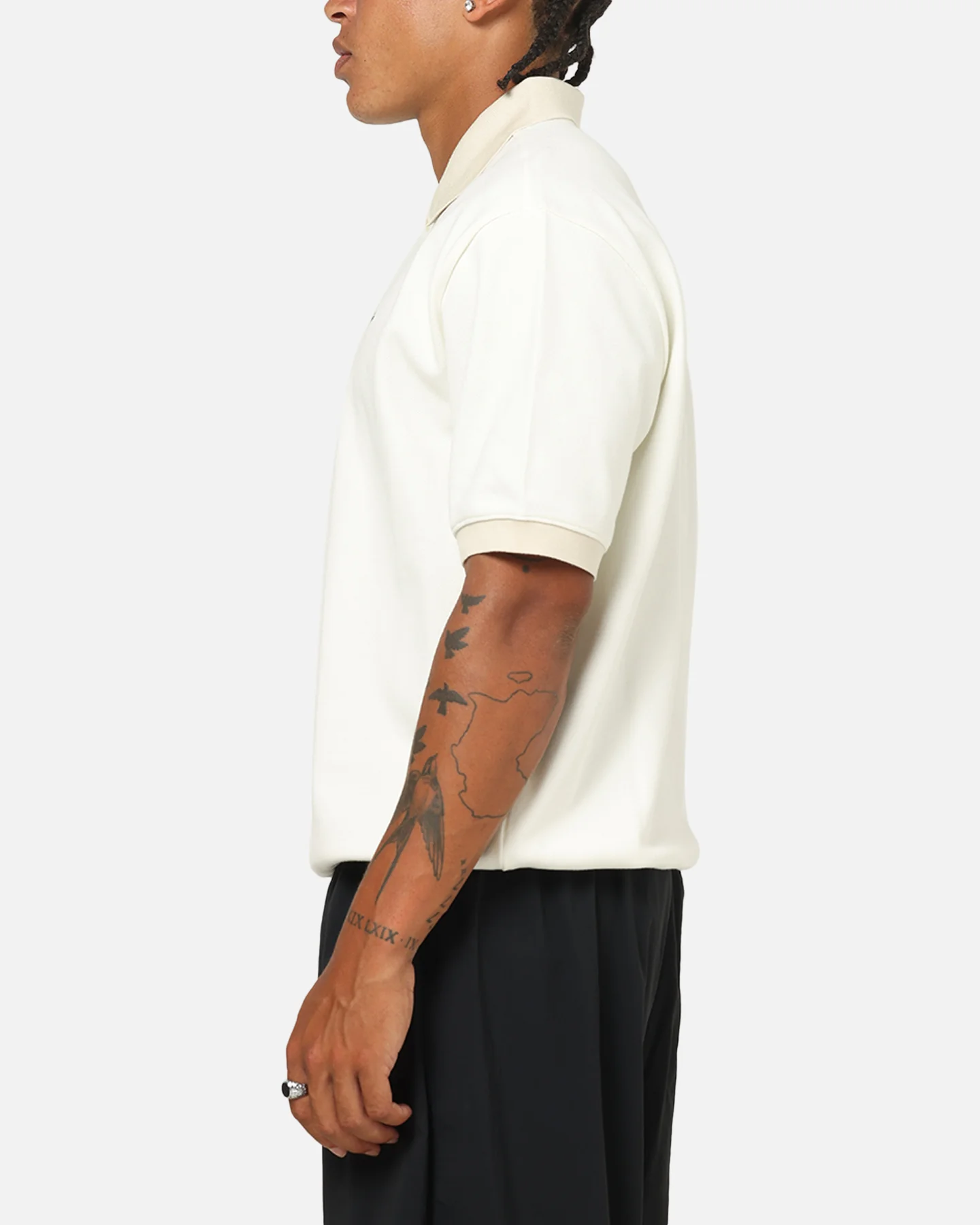 Nike Lift Heavyweight Polo T-Shirt Sail/Lt Khaki/Medium Olive - Image 5