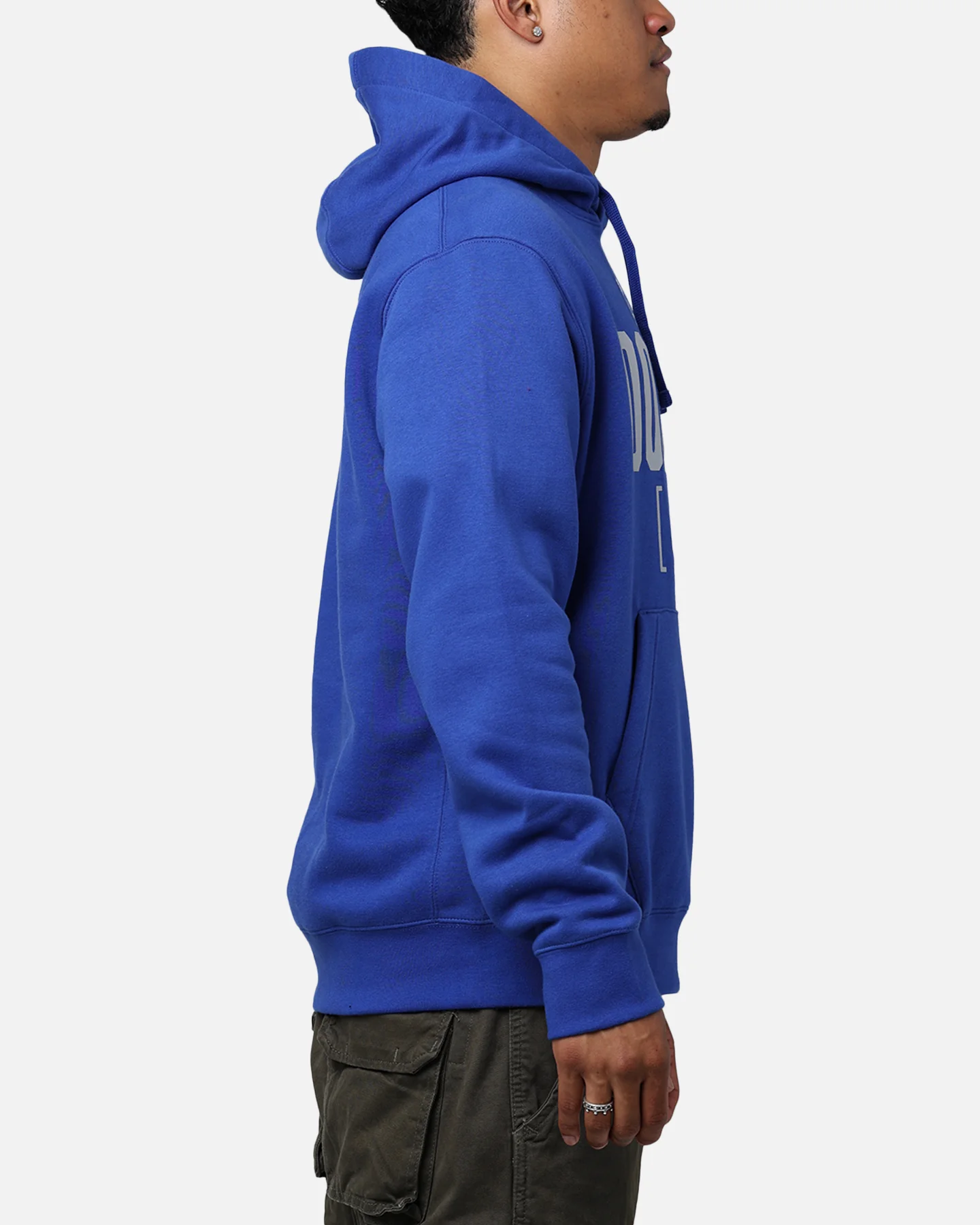 Nike Los Angeles Dodgers Club Slack Hoodie Rush Blue - Image 4