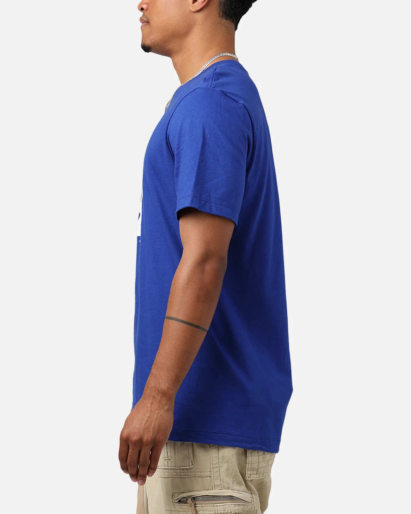 Nike Los Angeles Dodgers Fuse Large Logo T-Shirt Rush Blue - Image 5