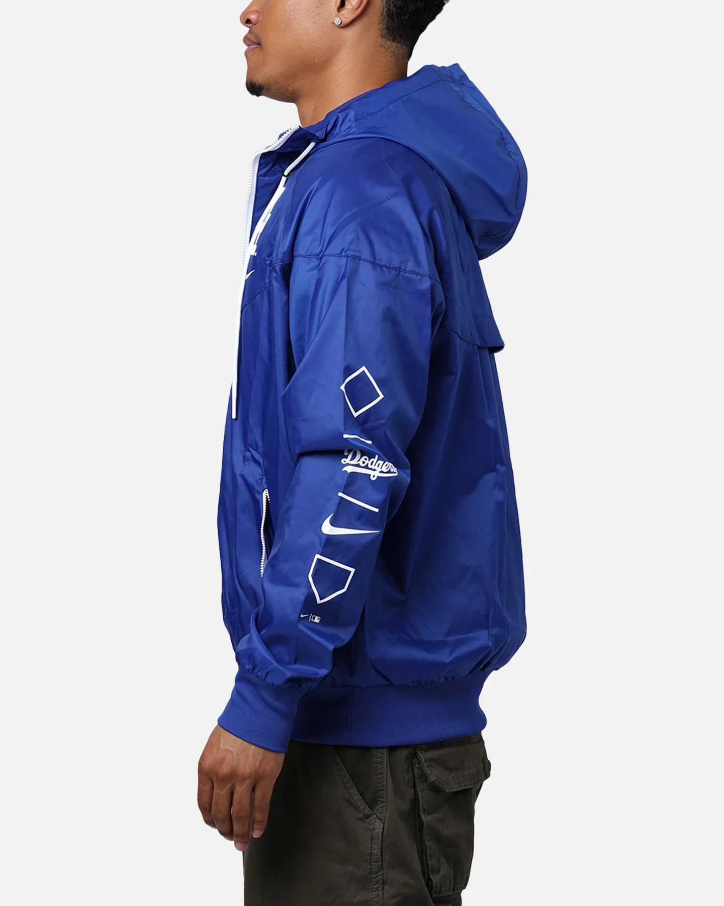 Nike Los Angeles Dodgers Team Windrunner Jacket Rush Blue/White - Image 5
