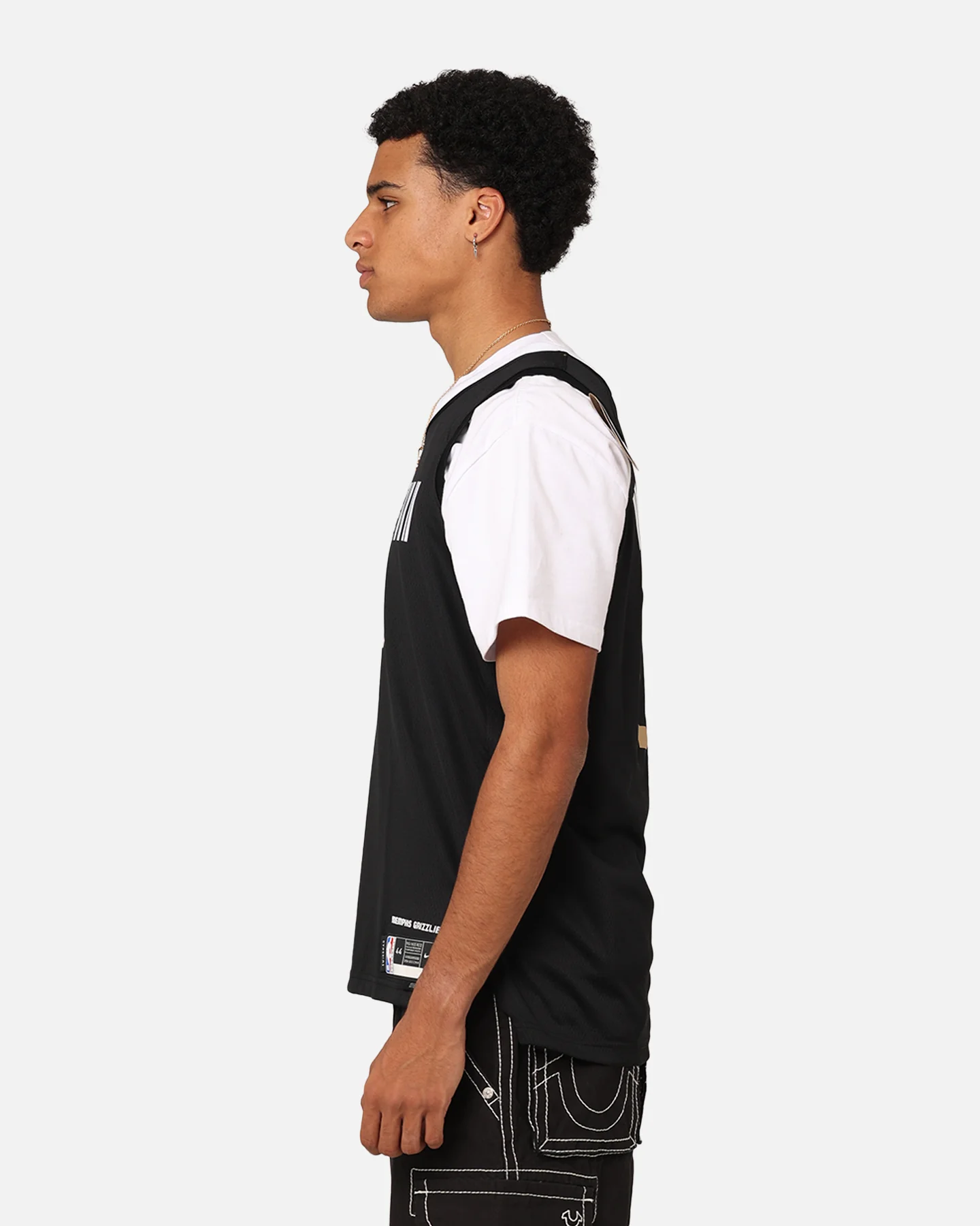 Nike Memphis Grizzlies Ja Morant Dri-FIT Swingman Jersey Black - Image 7