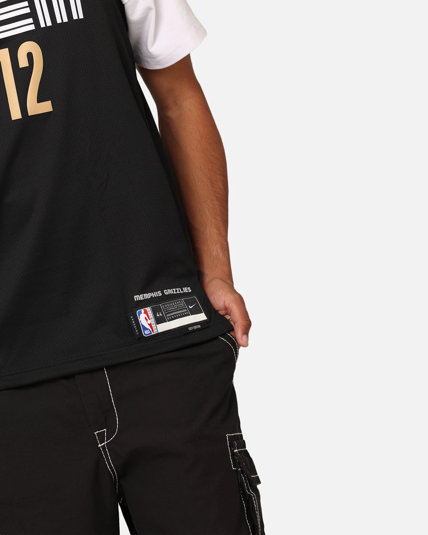 Nike Memphis Grizzlies Ja Morant Dri-FIT Swingman Jersey Black - Image 9