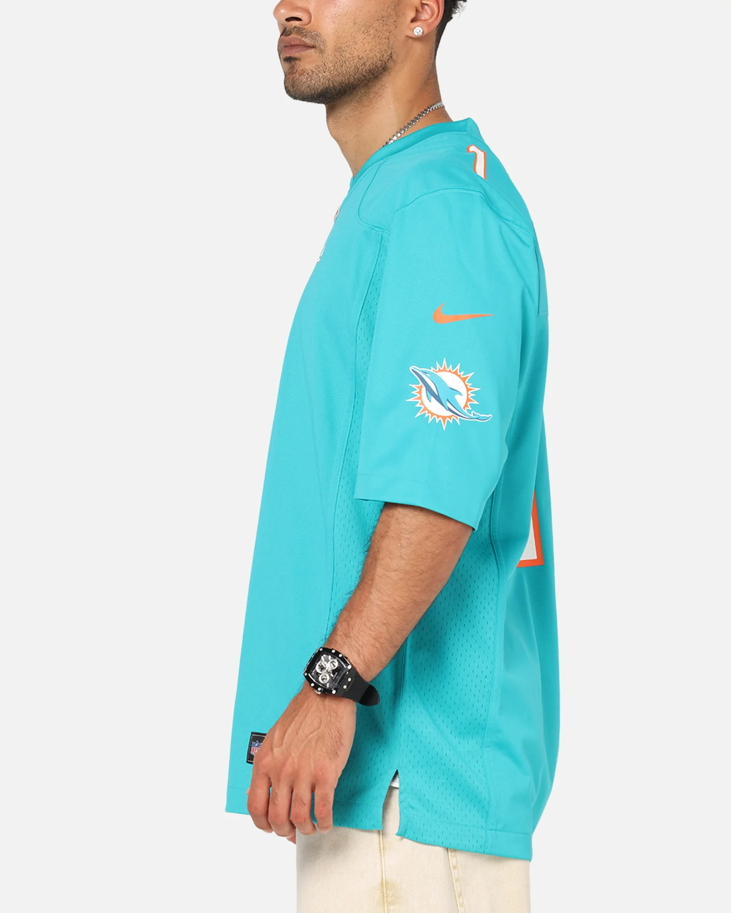 Nike Miami Dolphins Tua Tagovailoa #1 Home Game NFL Jersey  Turbo Green - Image 6