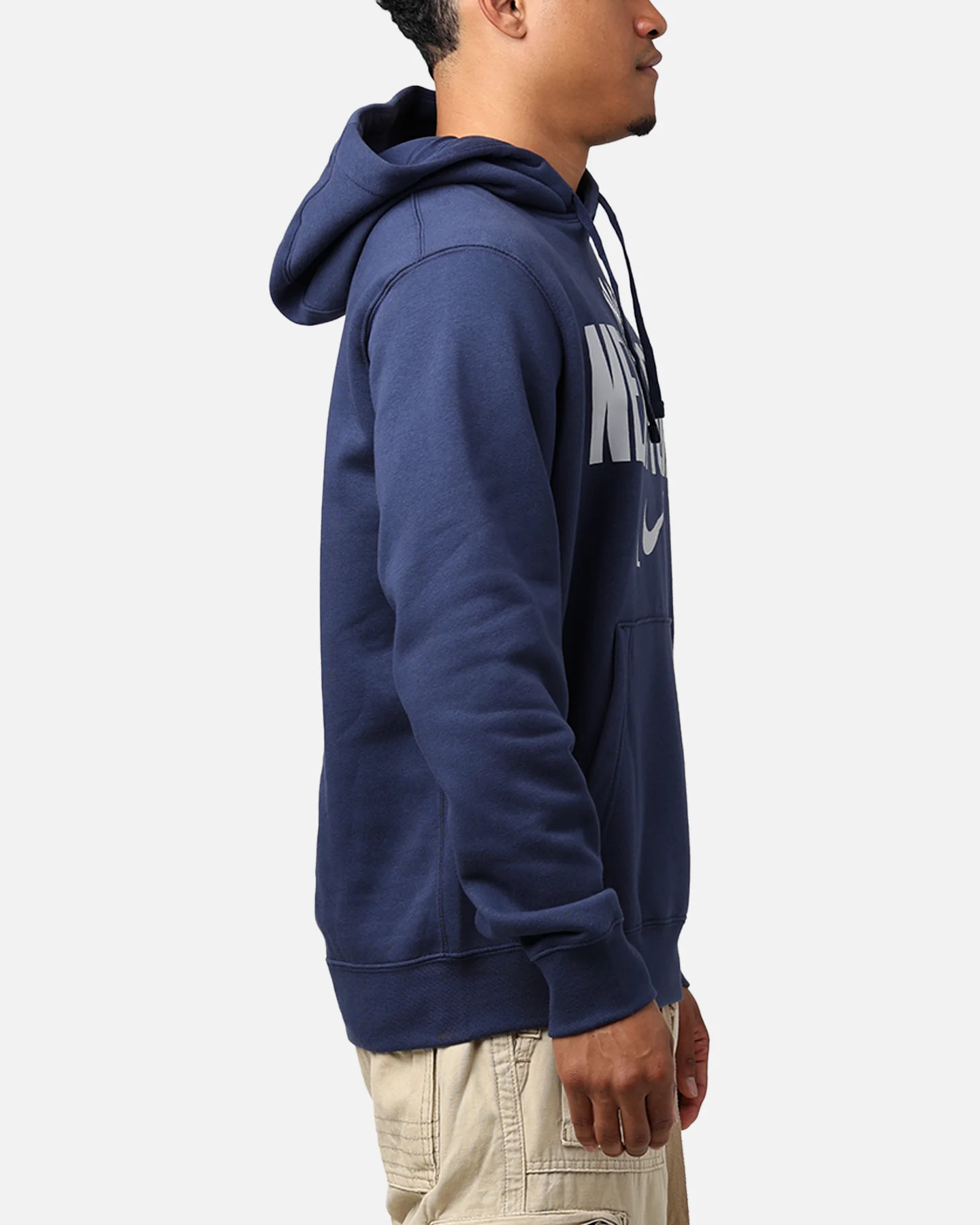 Nike New York Yankees Club Slack Hoodie Midnight Navy - Image 4