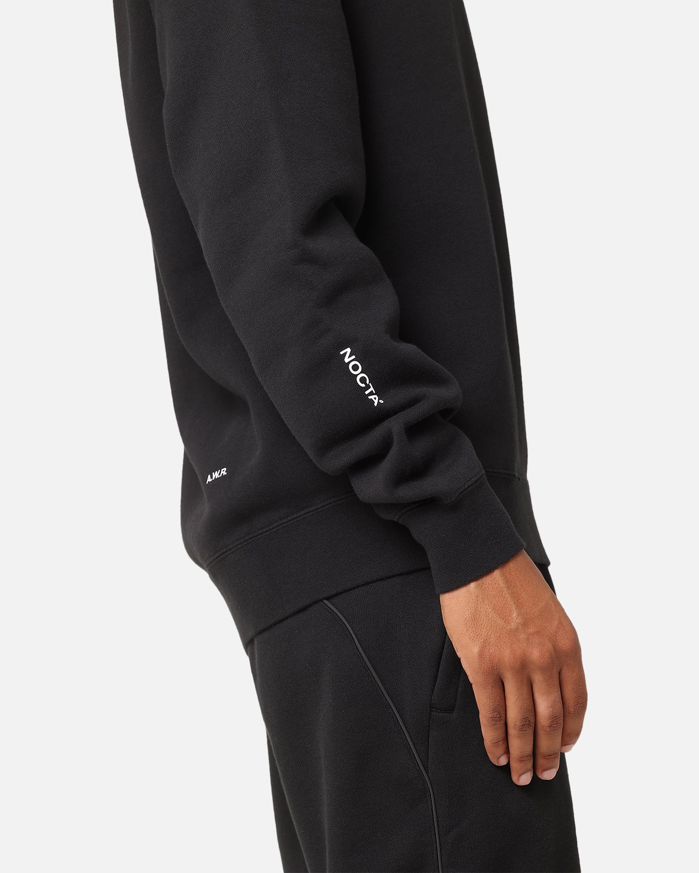 Nike Nocta Fleece Crewneck Black/White - Image 7