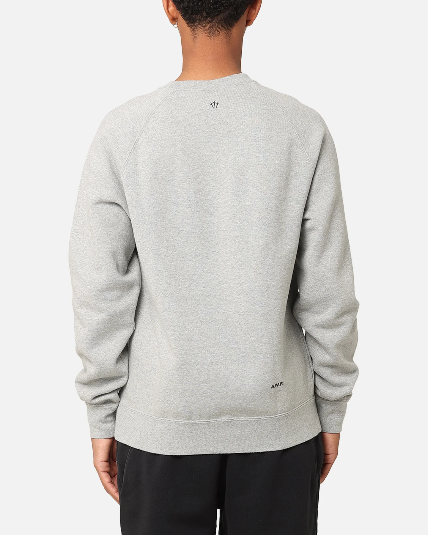 Nike Nocta Fleece Crewneck Dark Grey Heather - Image 3