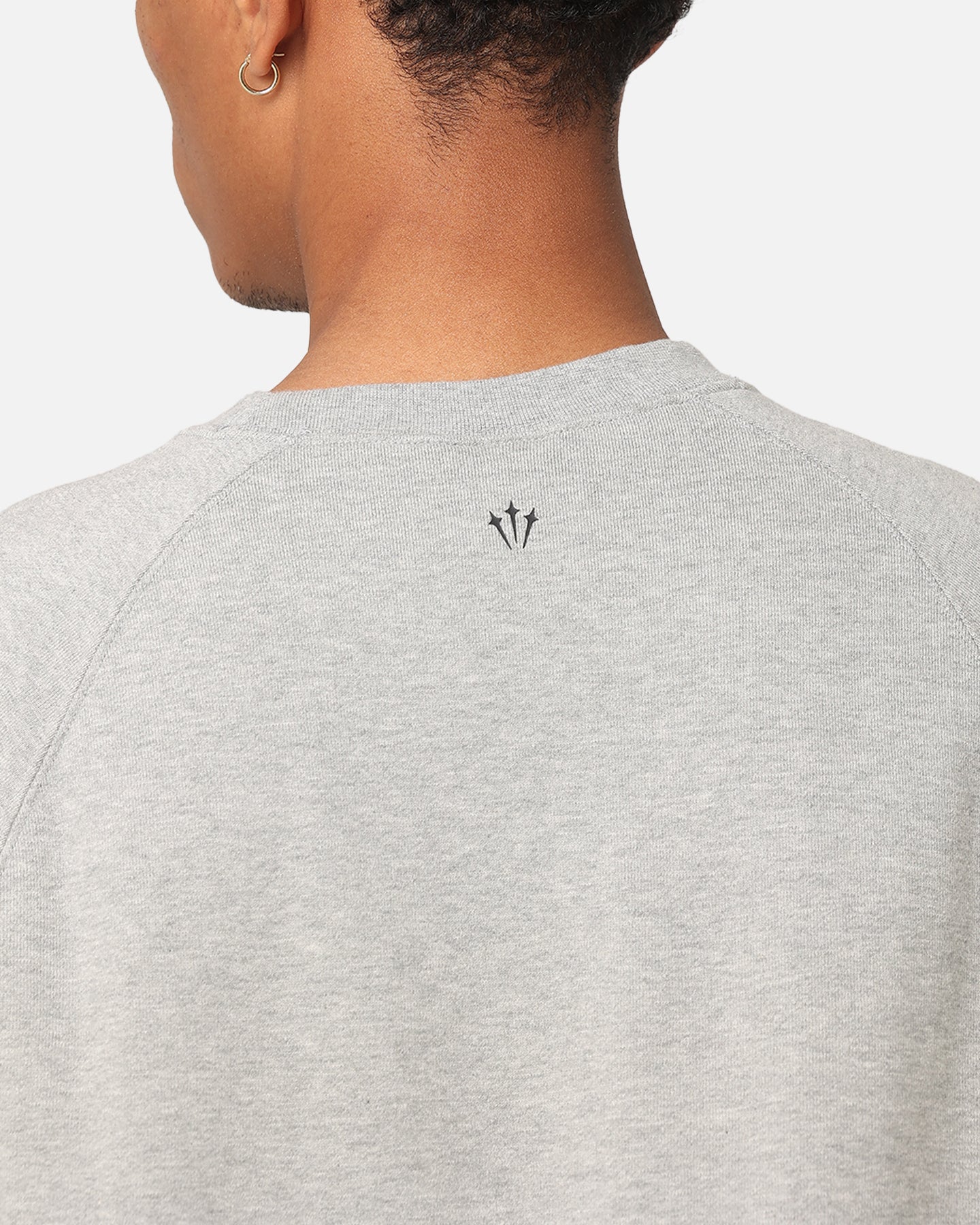 Nike Nocta Fleece Crewneck Dark Grey Heather - Image 7