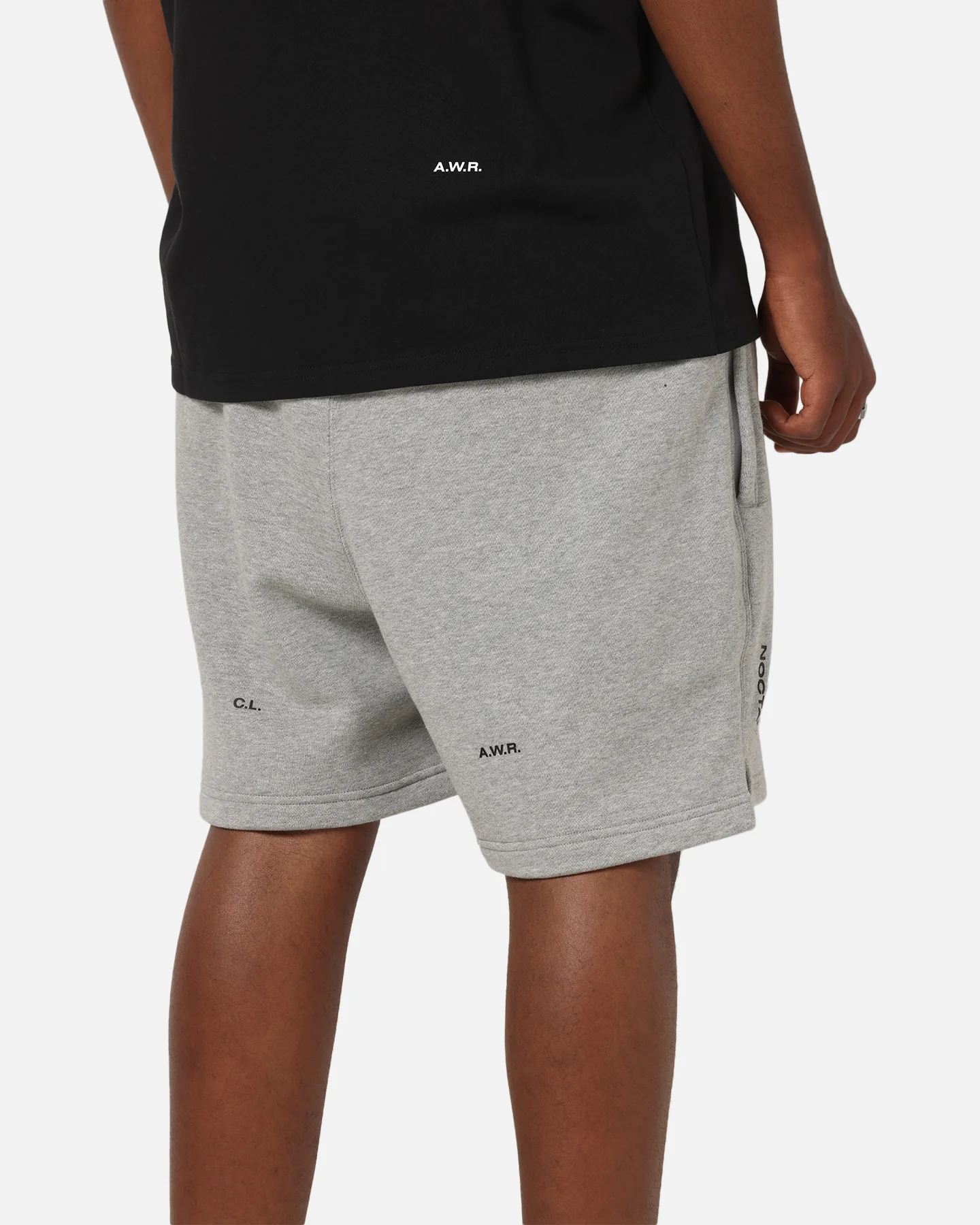 Nike Nocta Fleece CS Fleece Shorts Dark Grey Heather - Image 4