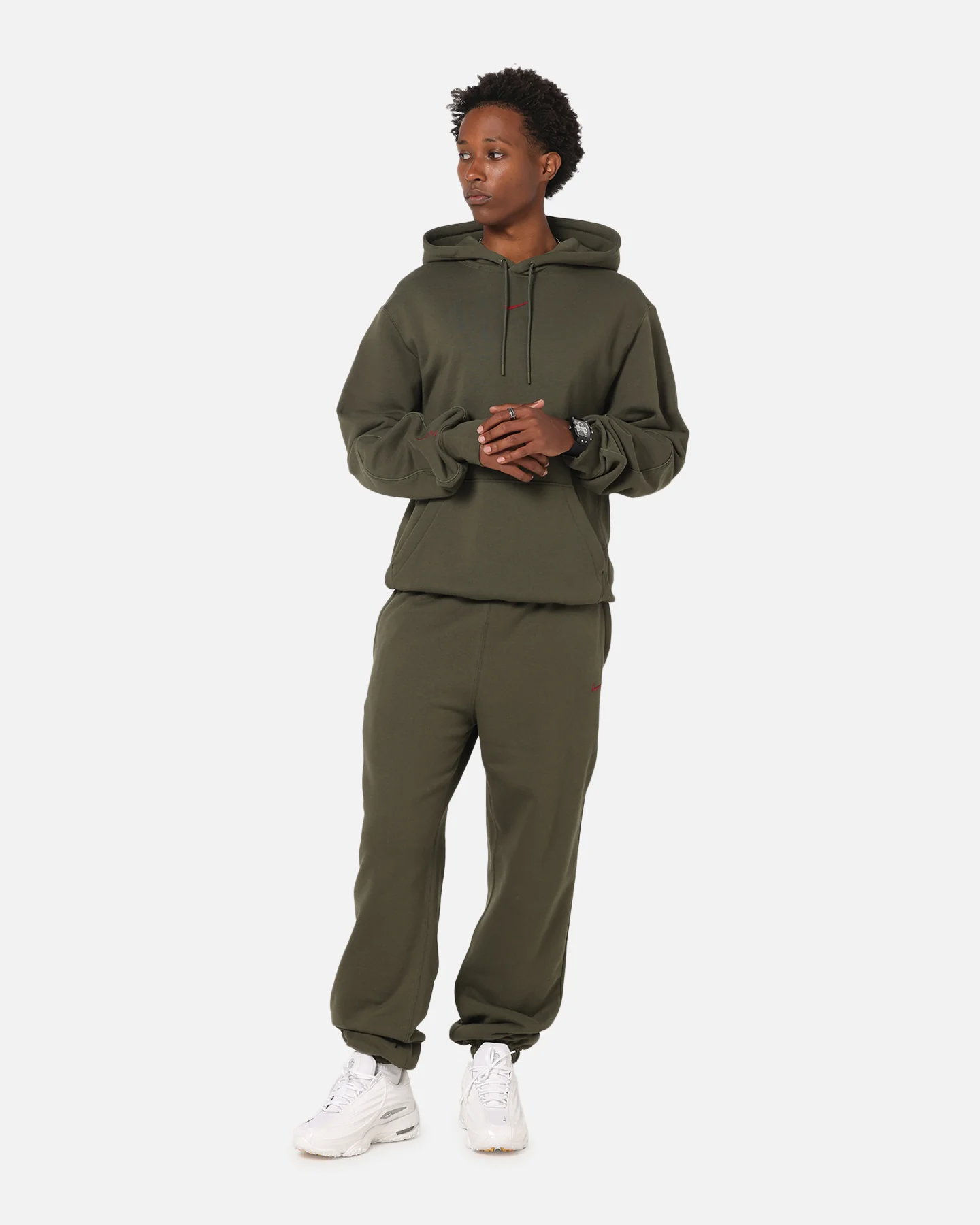 Nike Nocta Fleece CS Sweat Pants Khaki - Image 2