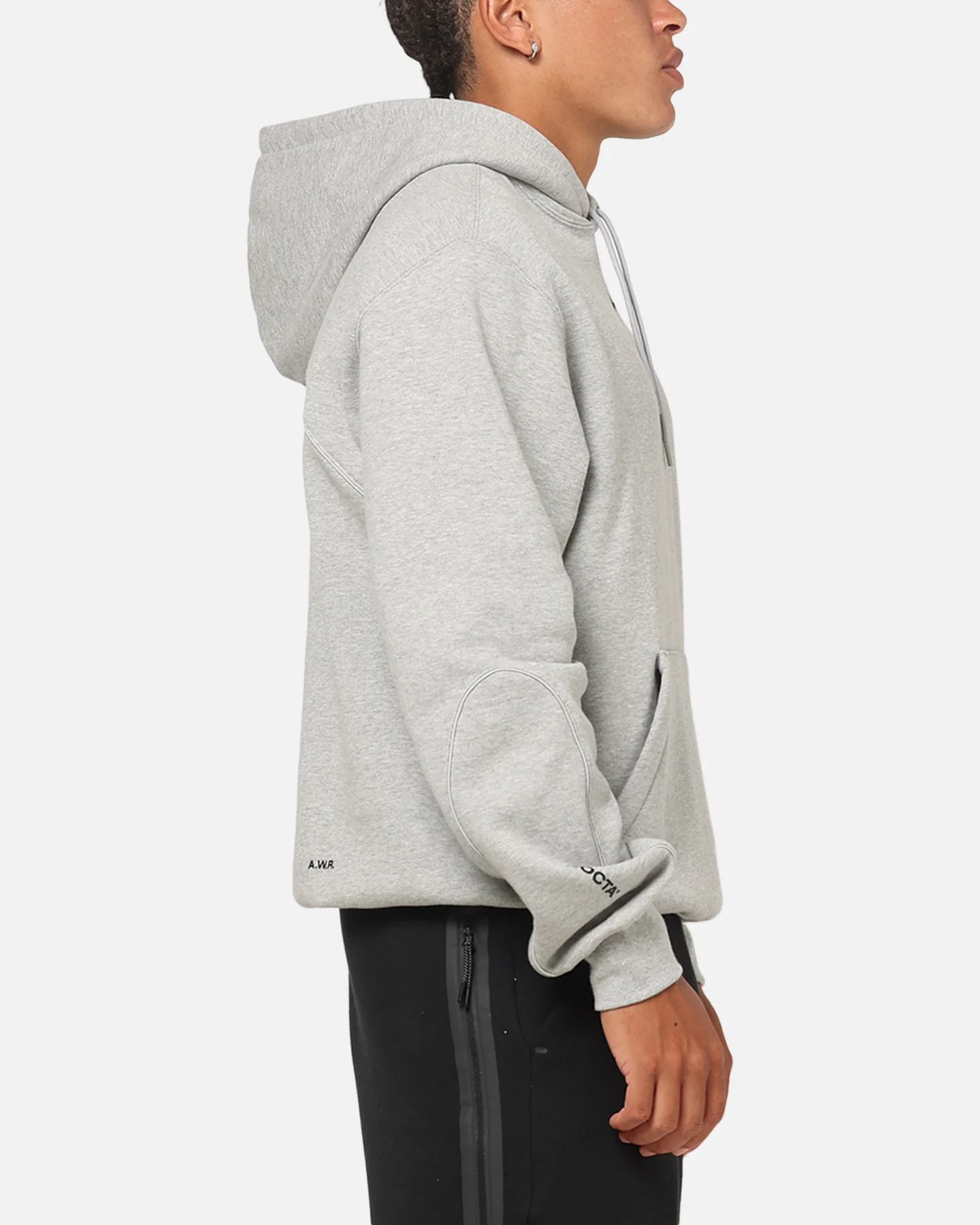 Nike Nocta Fleece Hoodie Dark Grey Heather - Image 5