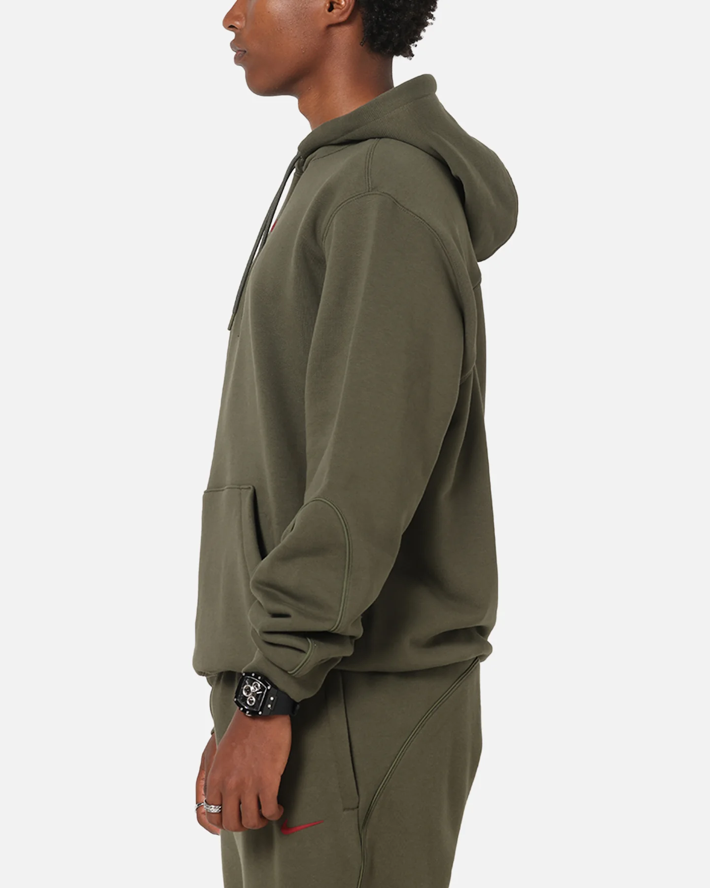 Nike Nocta Fleece Hoodie Khaki - Image 4