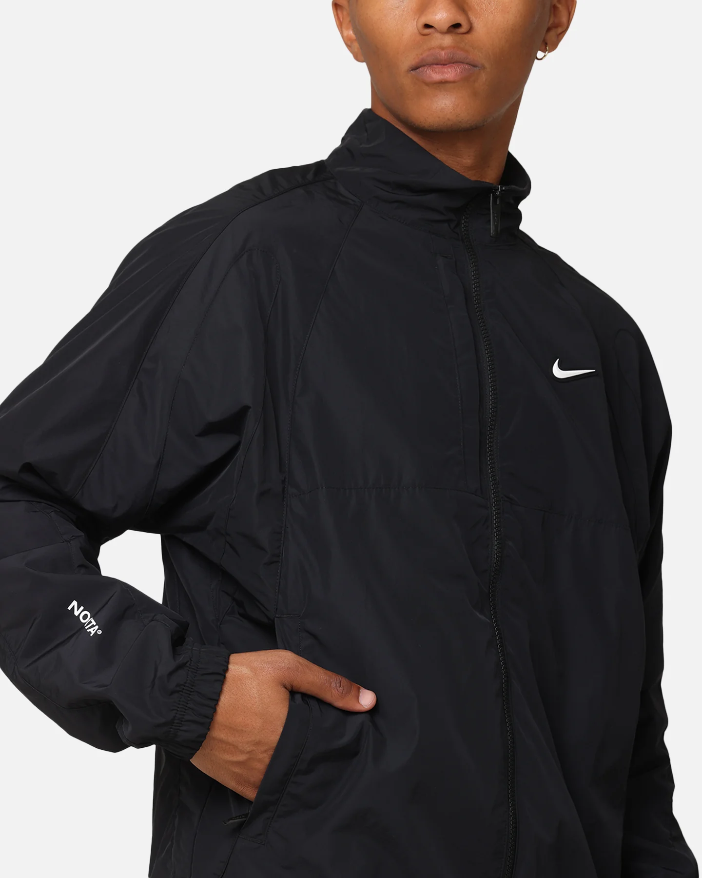 Nike Nocta Northstar Nylon Track Jacket Black - Image 6