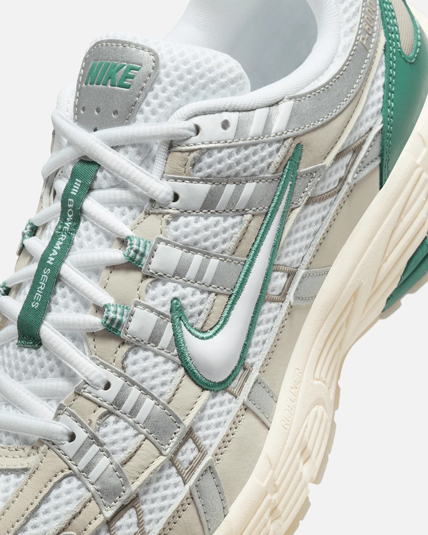 Nike P-6000 Light Bone/White - Image 6