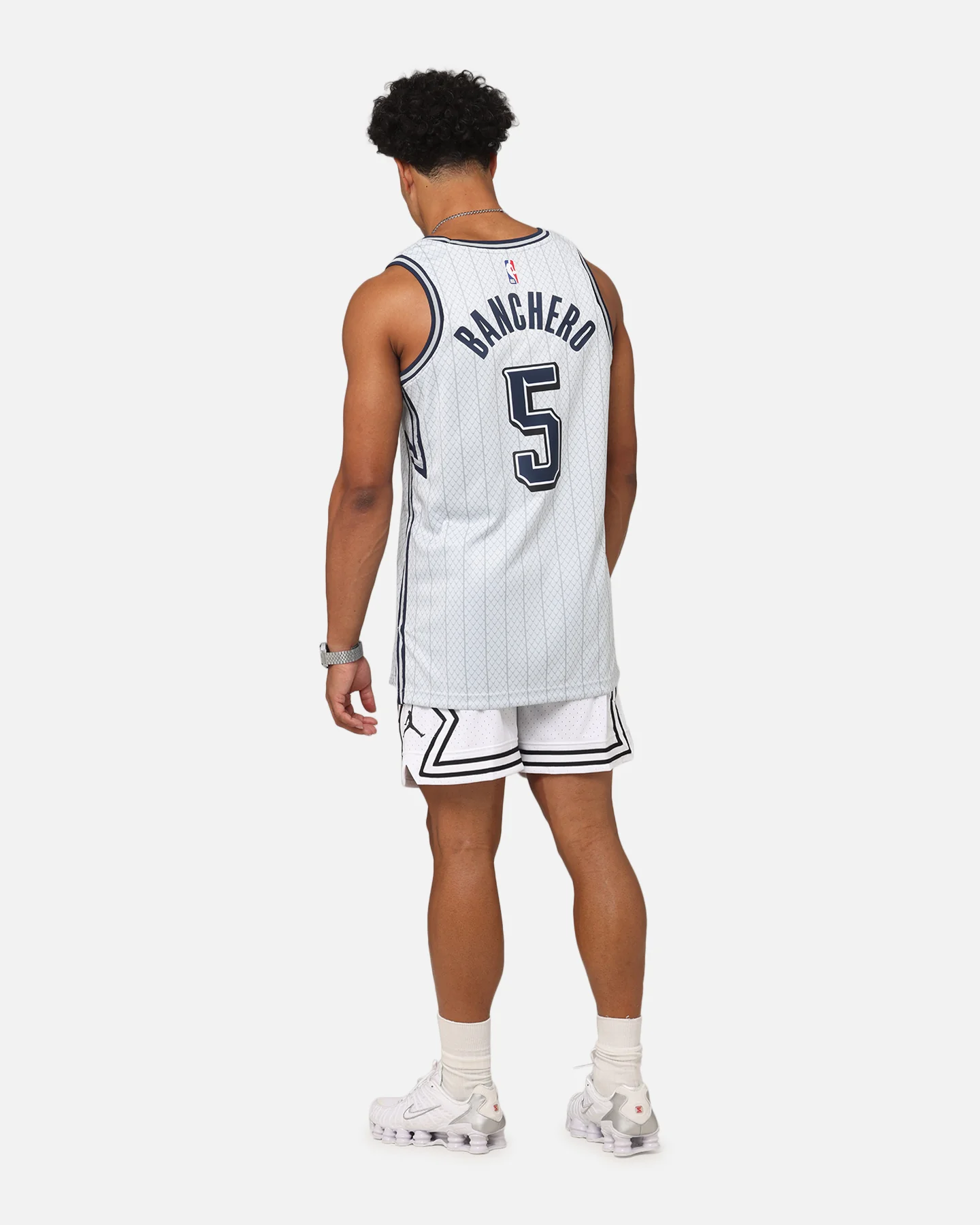 Nike Paolo Banchero Orlando Magic #5 City Edition 2024/25 Nike Dri-Fit NBA Swingman Jersey Pure Platinum - Image 4