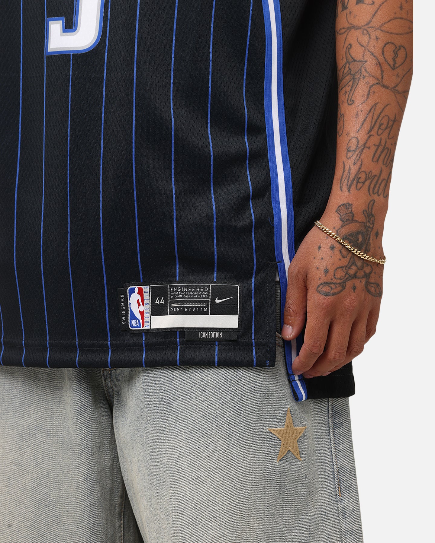 Nike Paolo Banchero Orlando Magic #5 Icon Edition 2022/23 Nike Dri-Fit NBA Swingman Jersey Black - Image 8