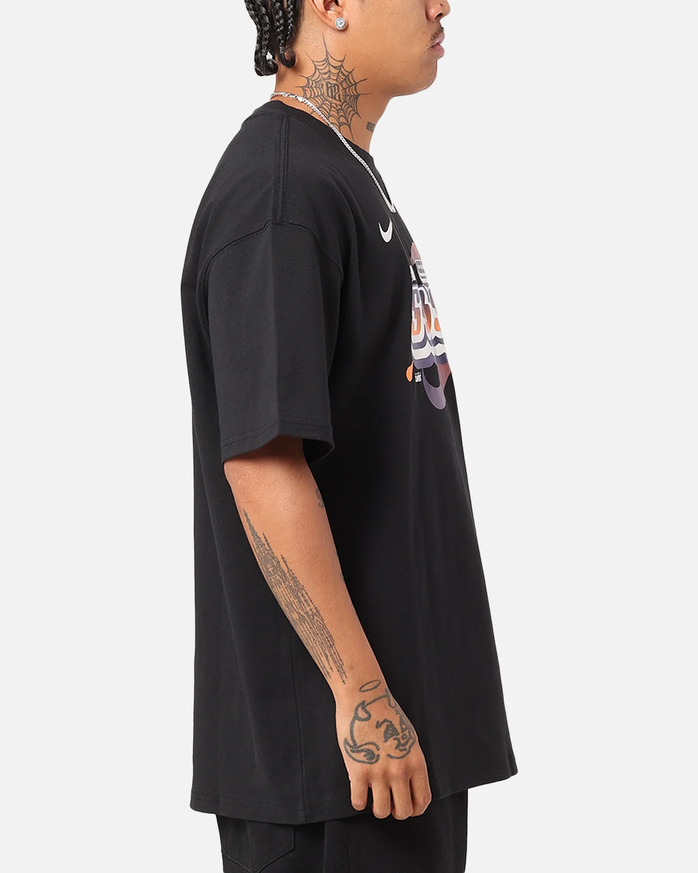 Nike Phoenix Suns NBA Max90 Courtside T-Shirt Black - Image 5