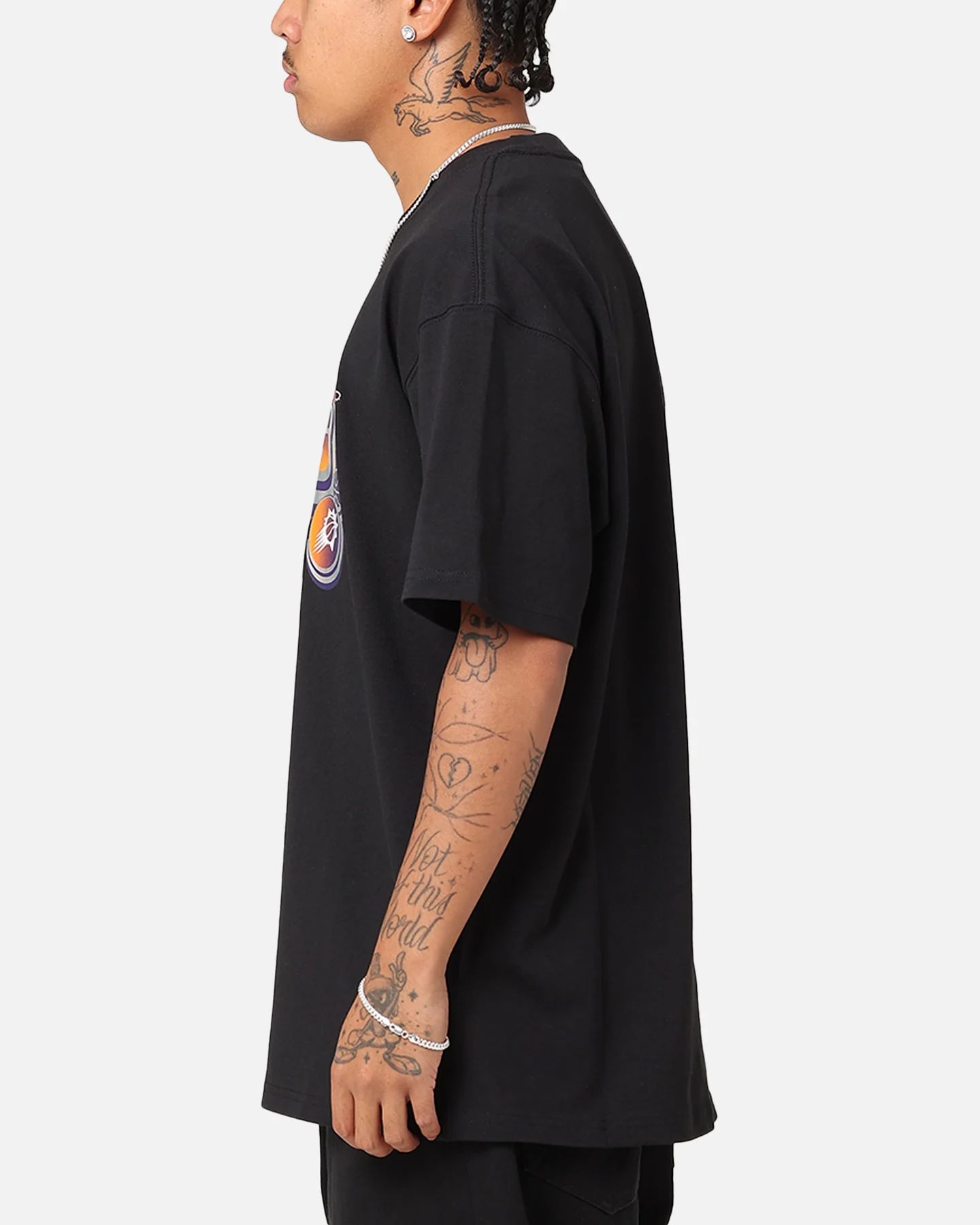 Nike Phoenix Suns NBA Max90 Courtside T-Shirt Black - Image 6