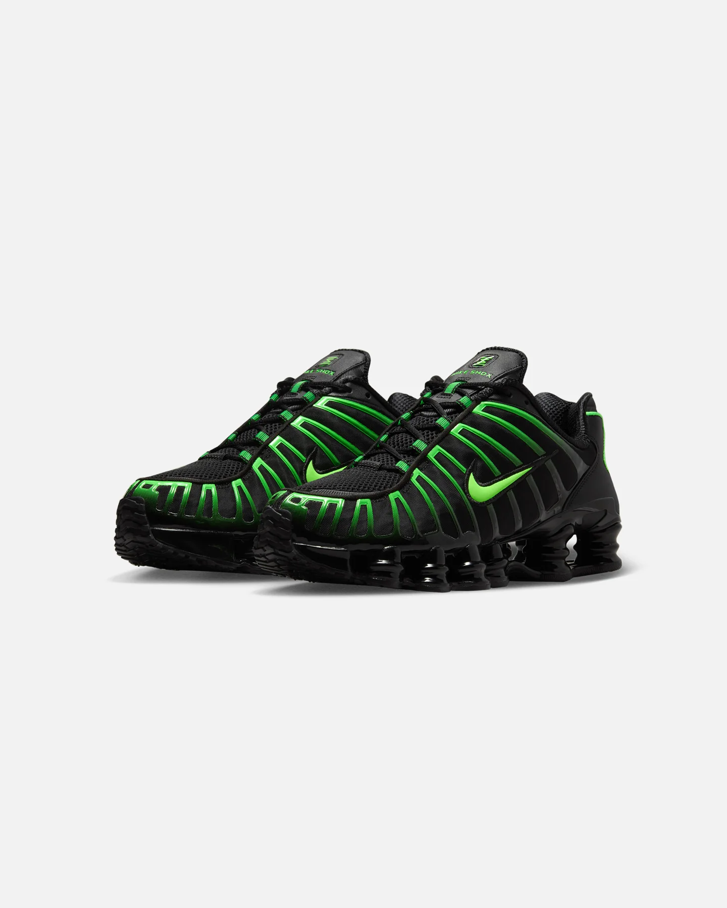 Nike Shox TL Black/Green - Image 2