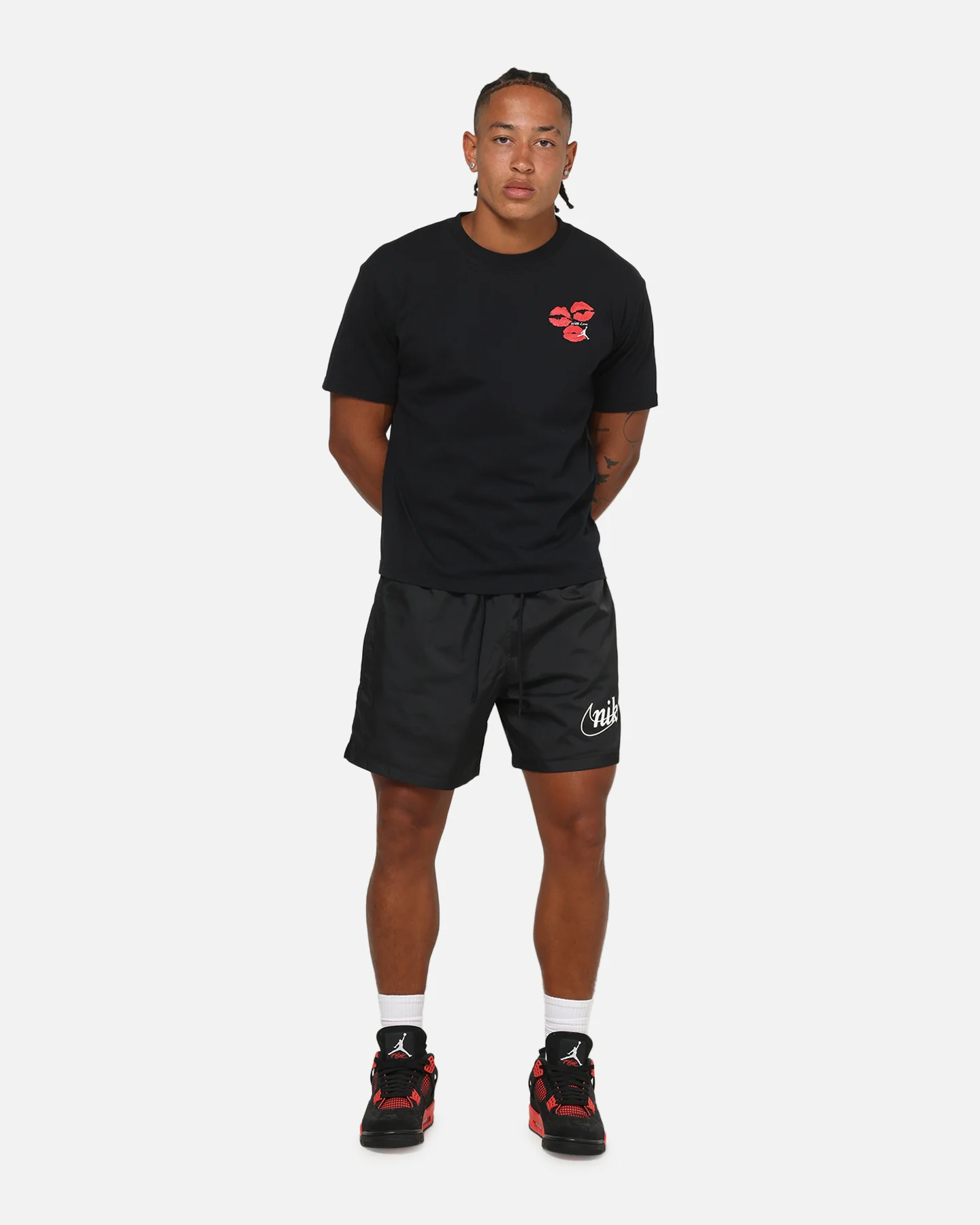 Nike Sportswear Club Woven Flow Shorts Black - Image 2
