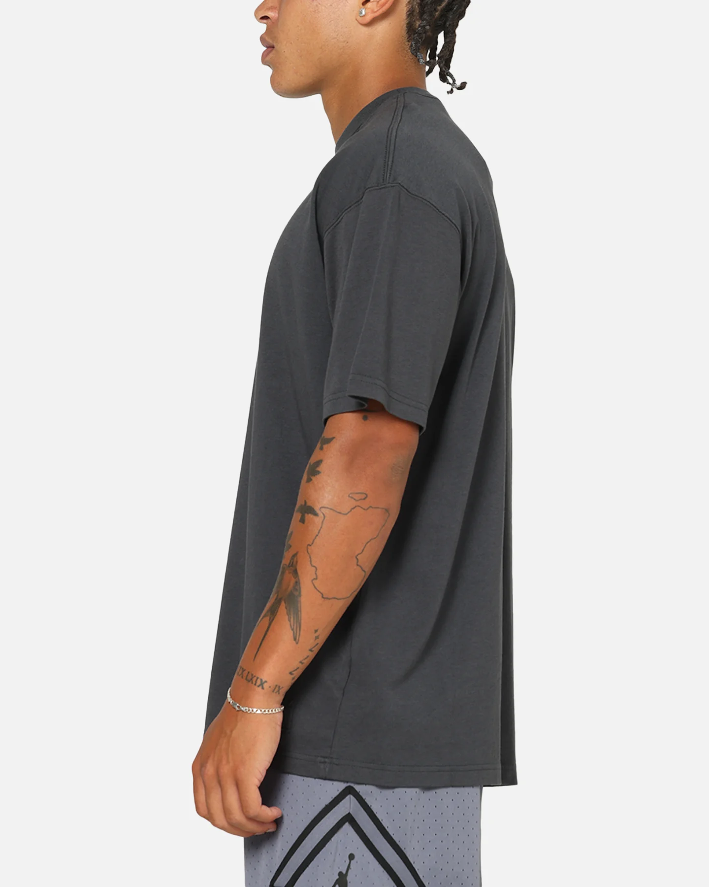 Nike Sportswear Collar Print T-Shirt Anthracite - Image 5