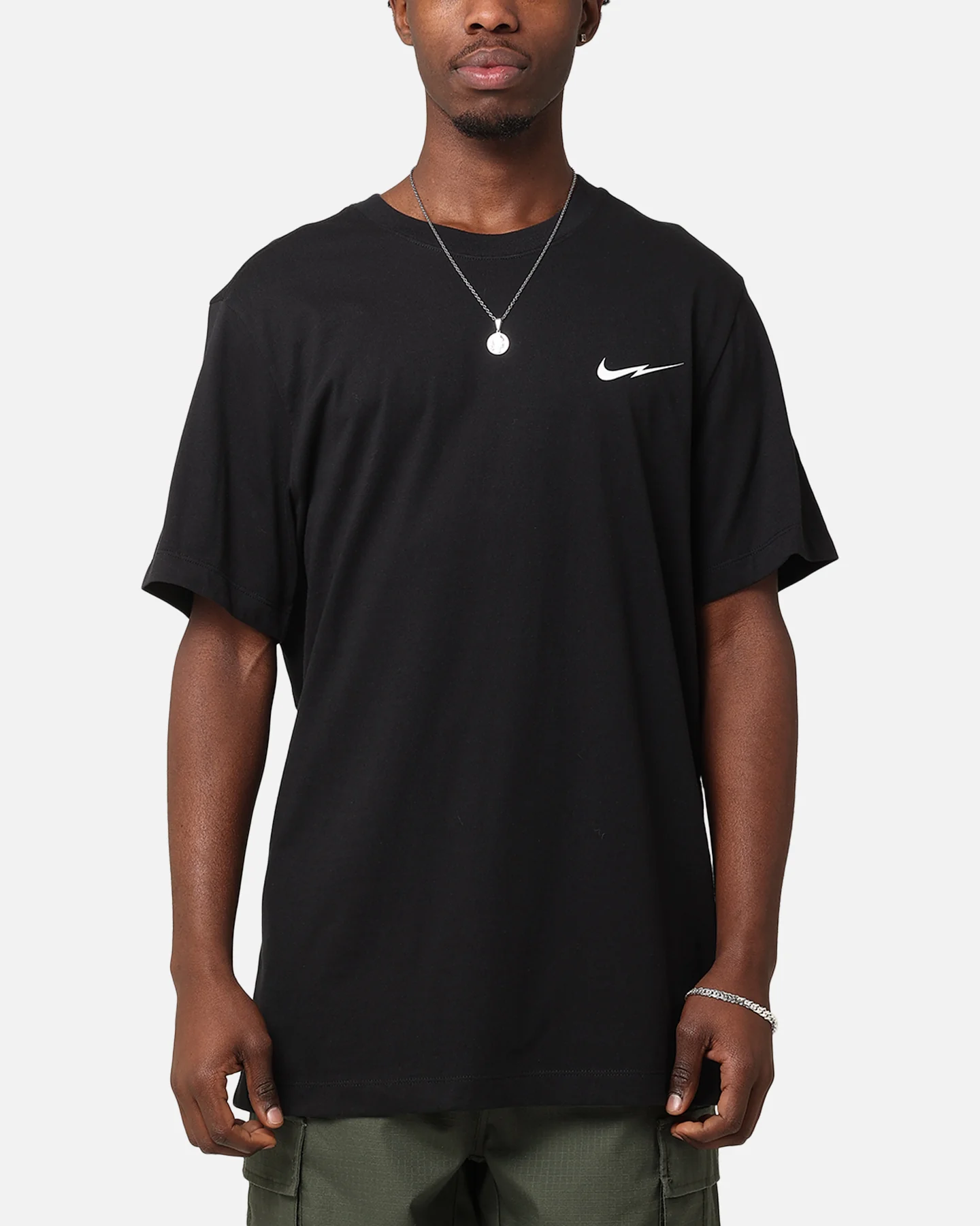 Nike Sportswear Essential Club T-Shirt Black - Image 2