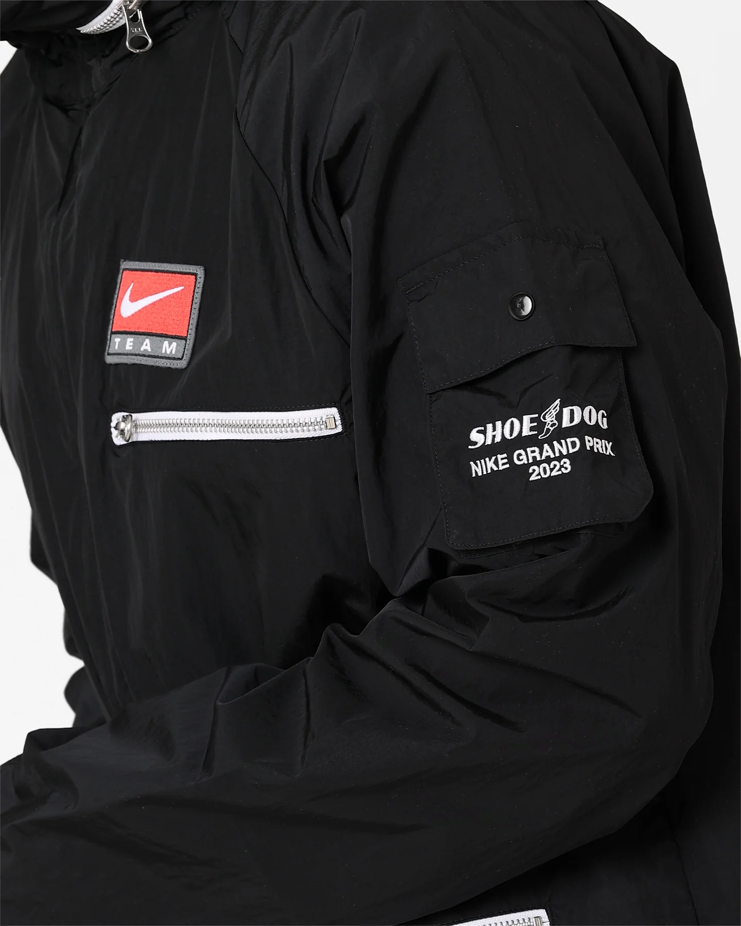 Nike Sportswear Lightweight Jacket Black/White - Image 9