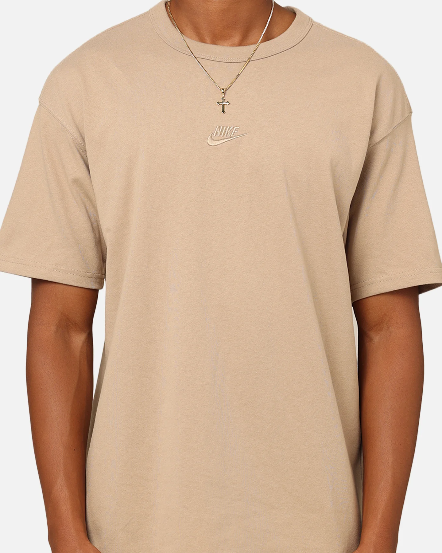 Nike Sportswear Premium Essentials Sustainable T-Shirt Khaki - Image 3