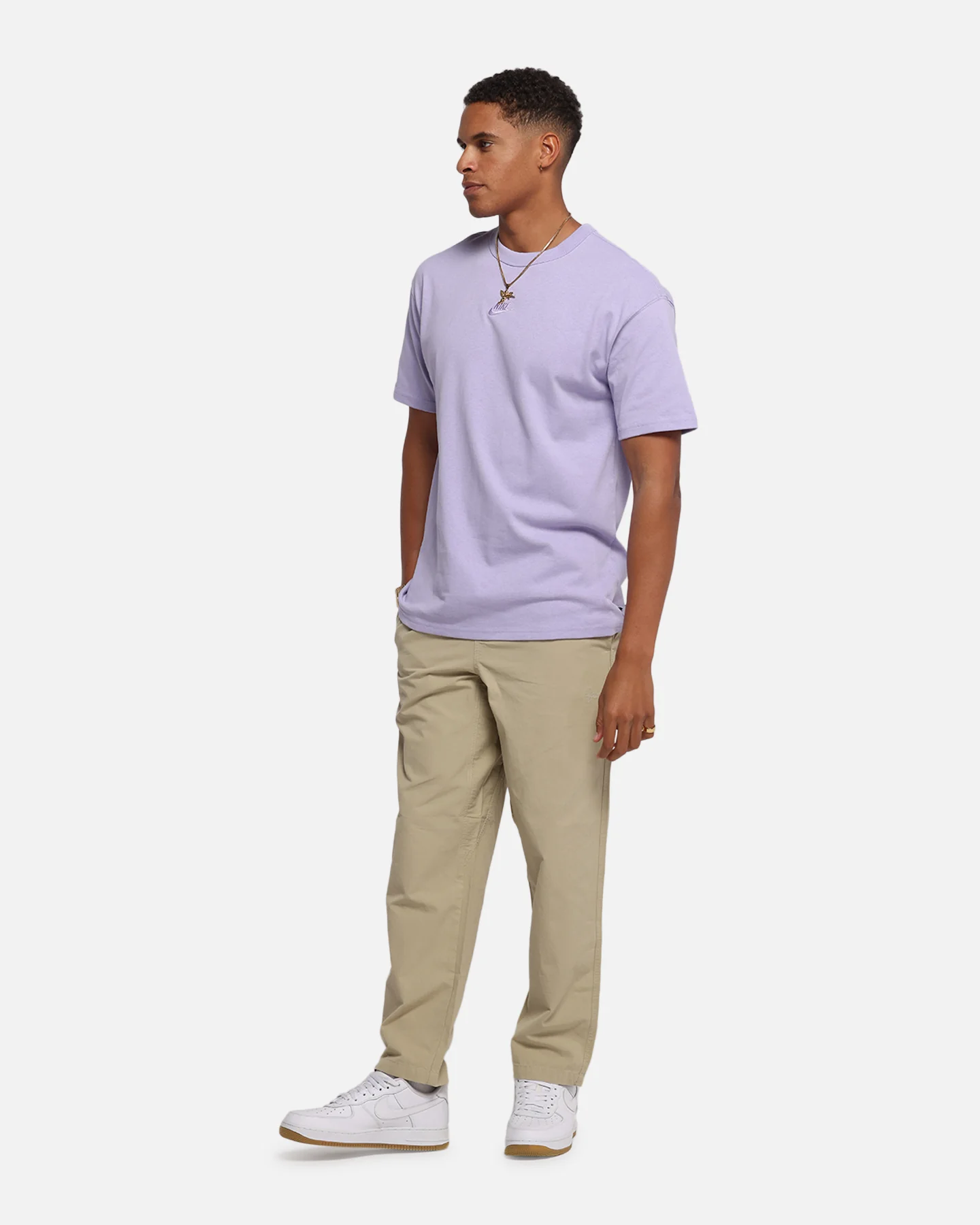 Nike Sportswear Premium Essentials Sustainable T-Shirt Purple - Image 2