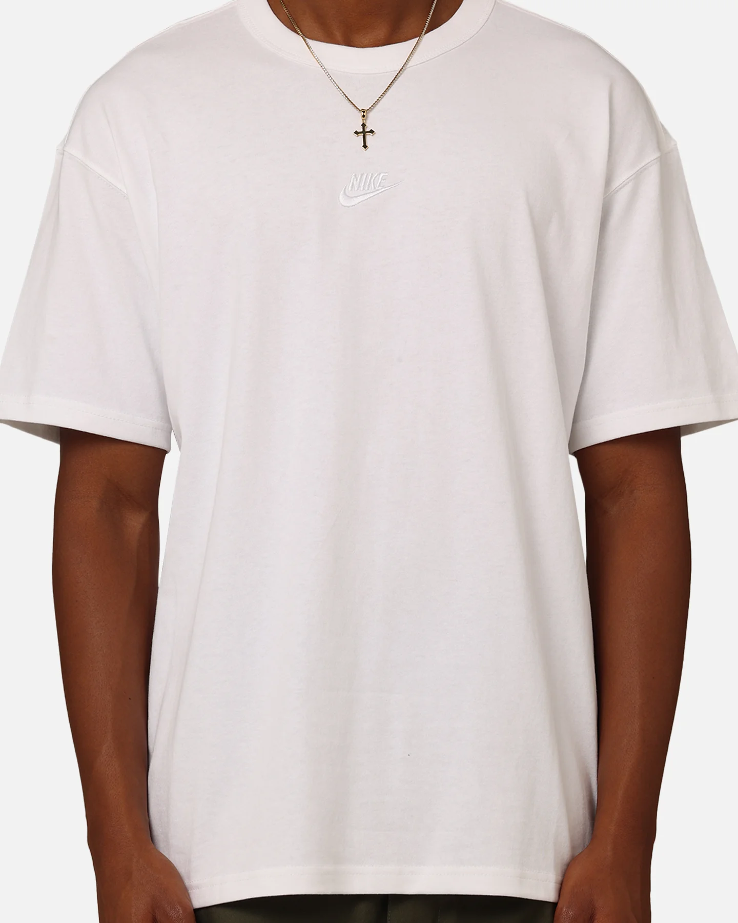 Nike Sportswear Premium Essentials Sustainable T-Shirt White/White - Image 3