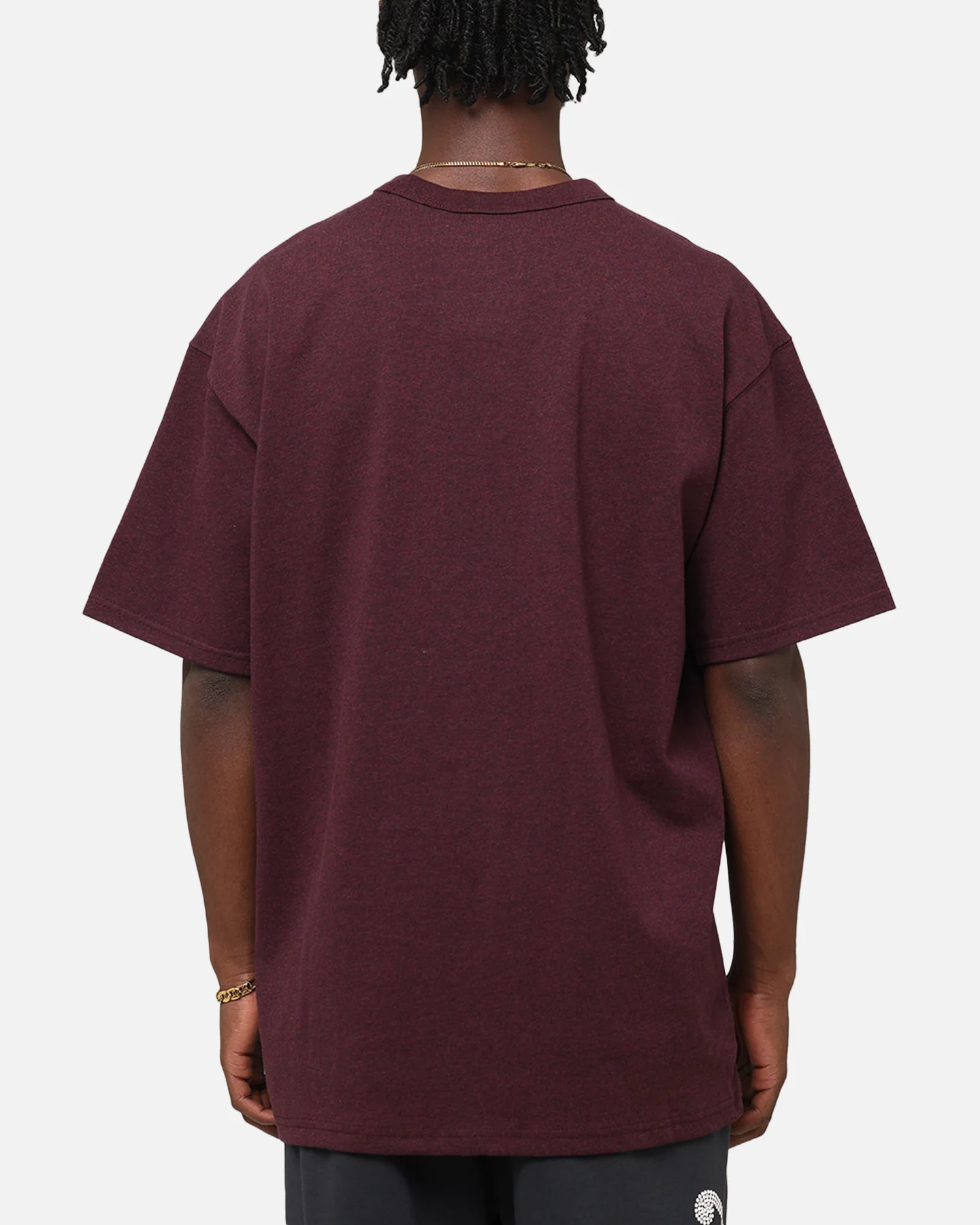 Nike Sportswear Premium Essentials T-Shirt Burgandy - Image 3