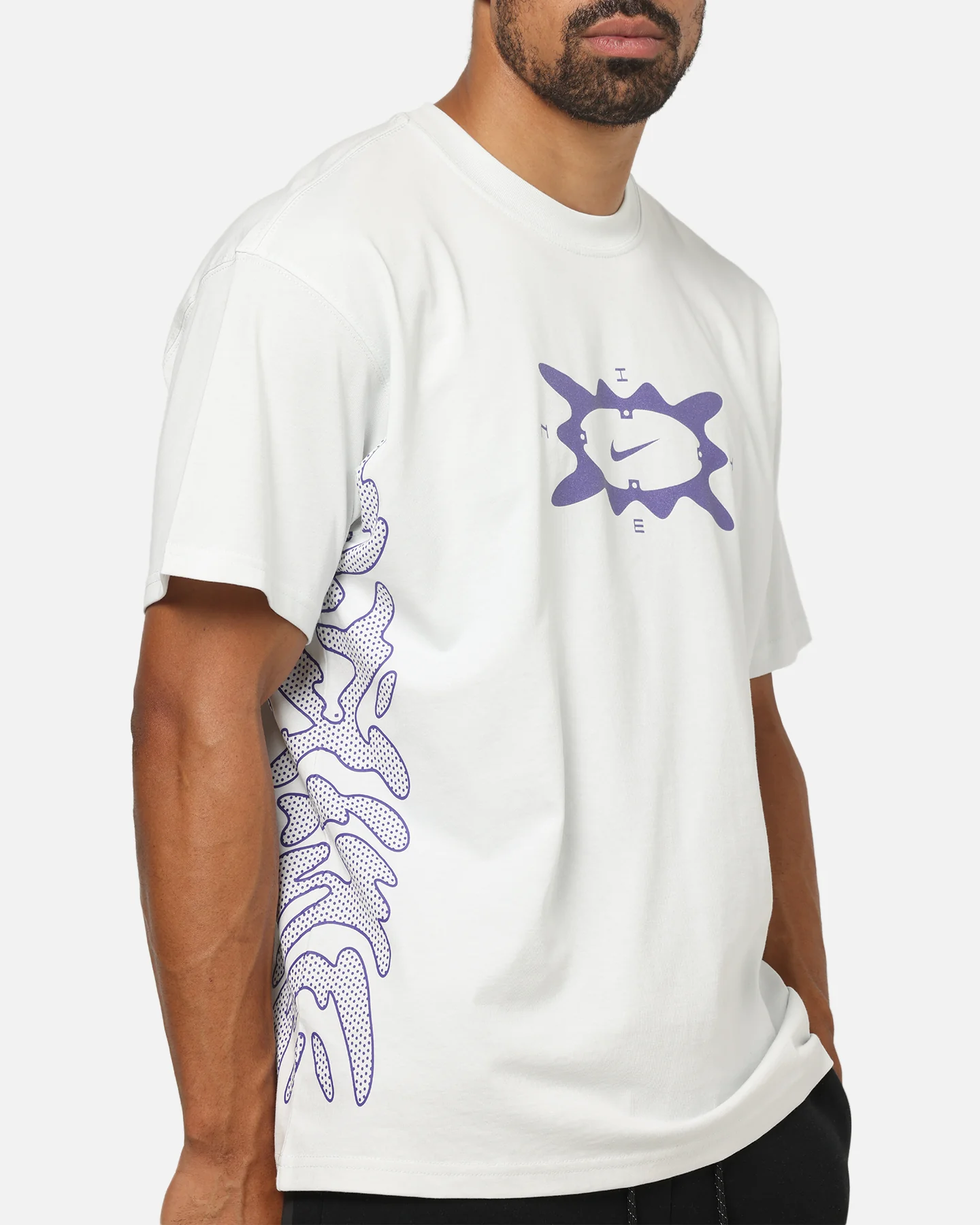 Nike Sportswear Reflective Cycle T-Shirt White - Image 5