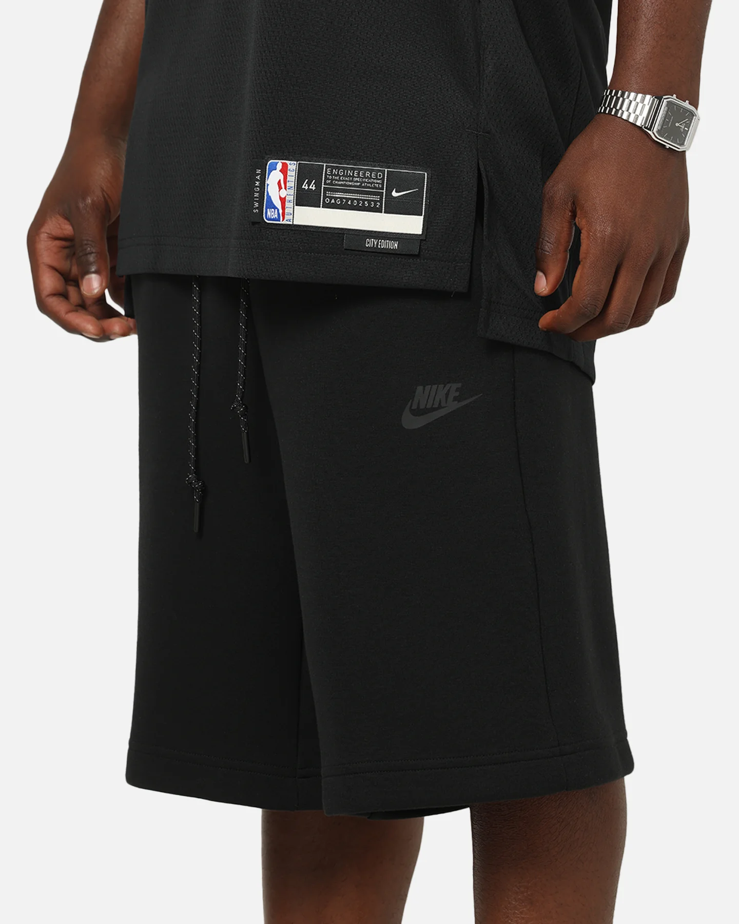 Nike Tech Fleece Shorts Black/Black - Image 3